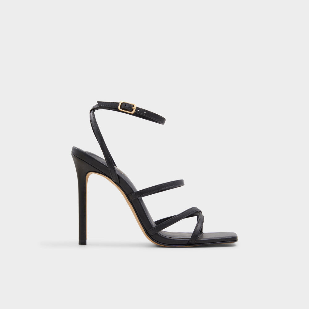 Aldo Galoi Black Women's Strappy sandals - Strappy heeled sandal
