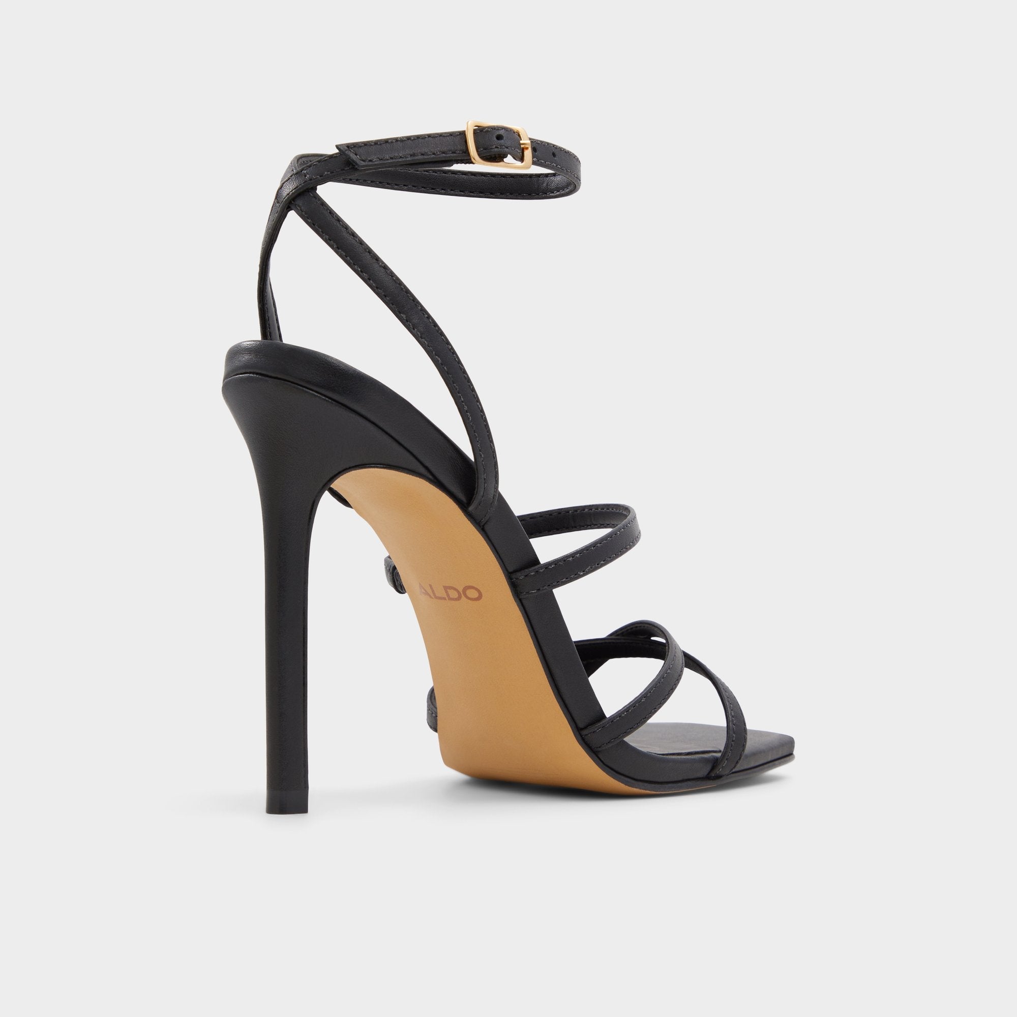 Aldo Galoi Black Women's Strappy sandals - Strappy heeled sandal