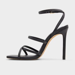 Aldo Galoi Black Women's Strappy sandals - Strappy heeled sandal