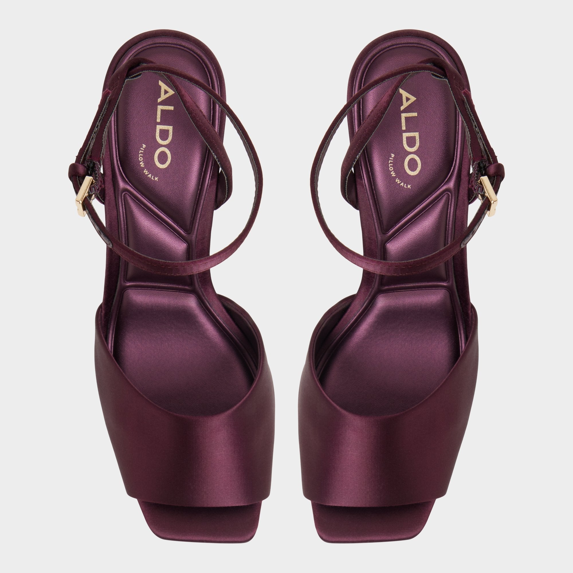 Aldo Kaiasien in Bordo 14151896 - Strappy heeled sandal, Stiletto heel