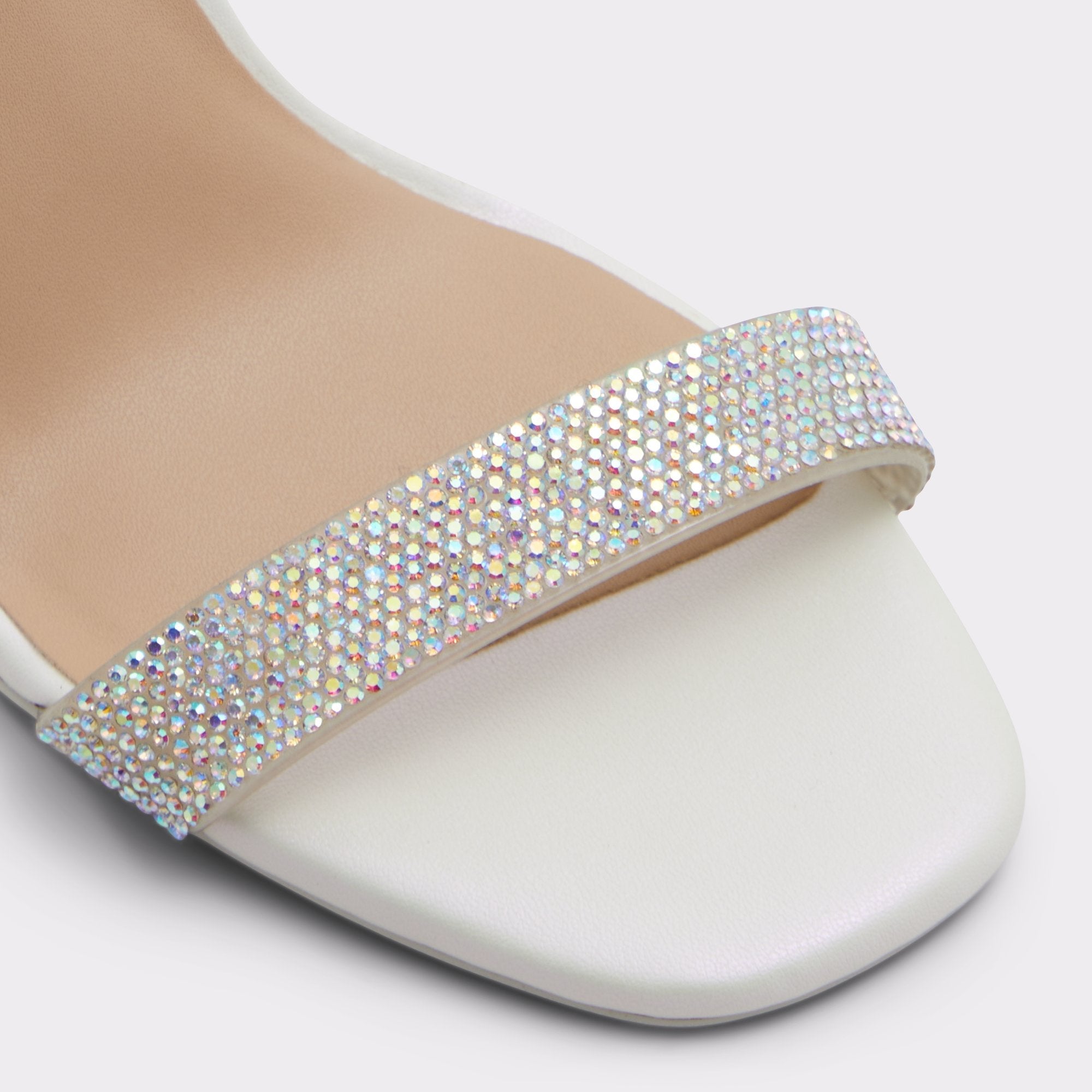 Aldo Onardonia in Open Natural - Strappy sandal, Block heel