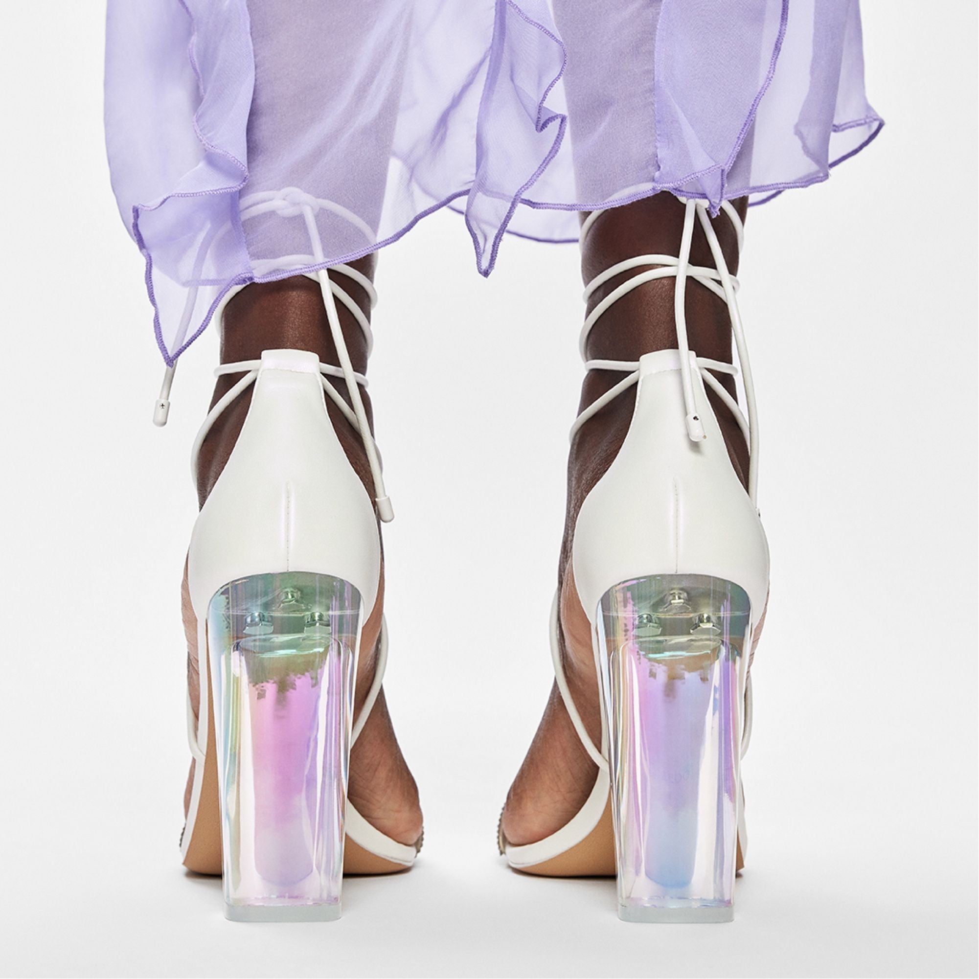 Aldo Onardonia in Open Natural - Strappy sandal, Block heel