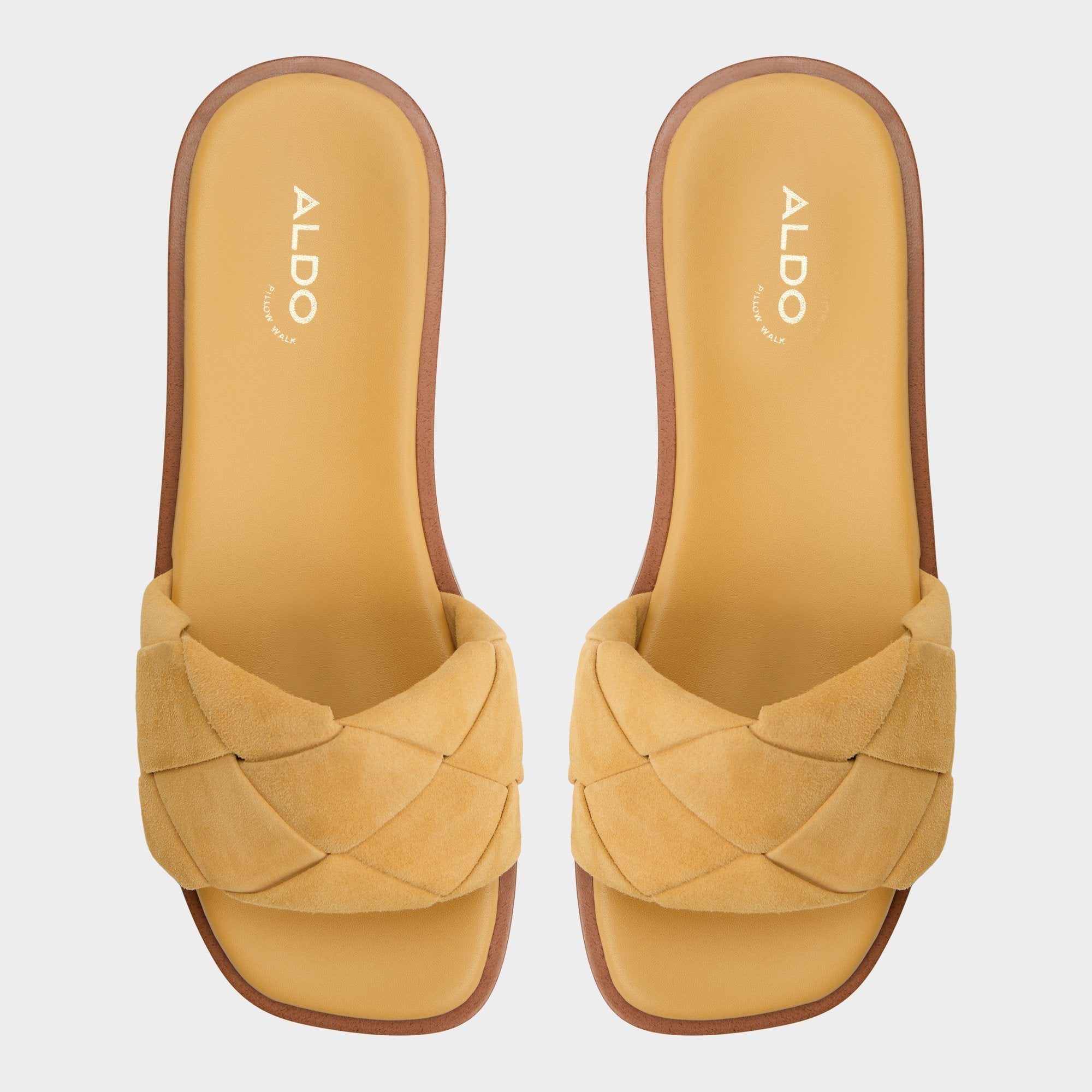 Aldo Esterelle Other Yellow Women's Flats - Slide sandal