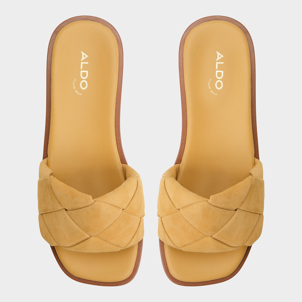 Aldo Esterelle Other Yellow Women's Flats - Slide sandal