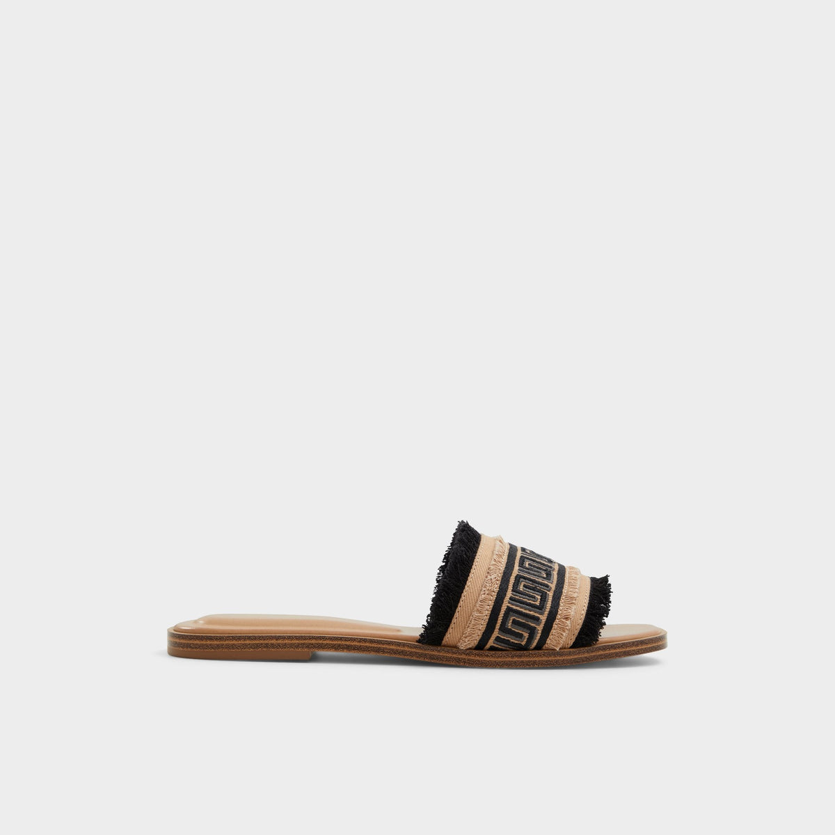 Aldo Nalani Open Black Women's Flats - Slide sandal