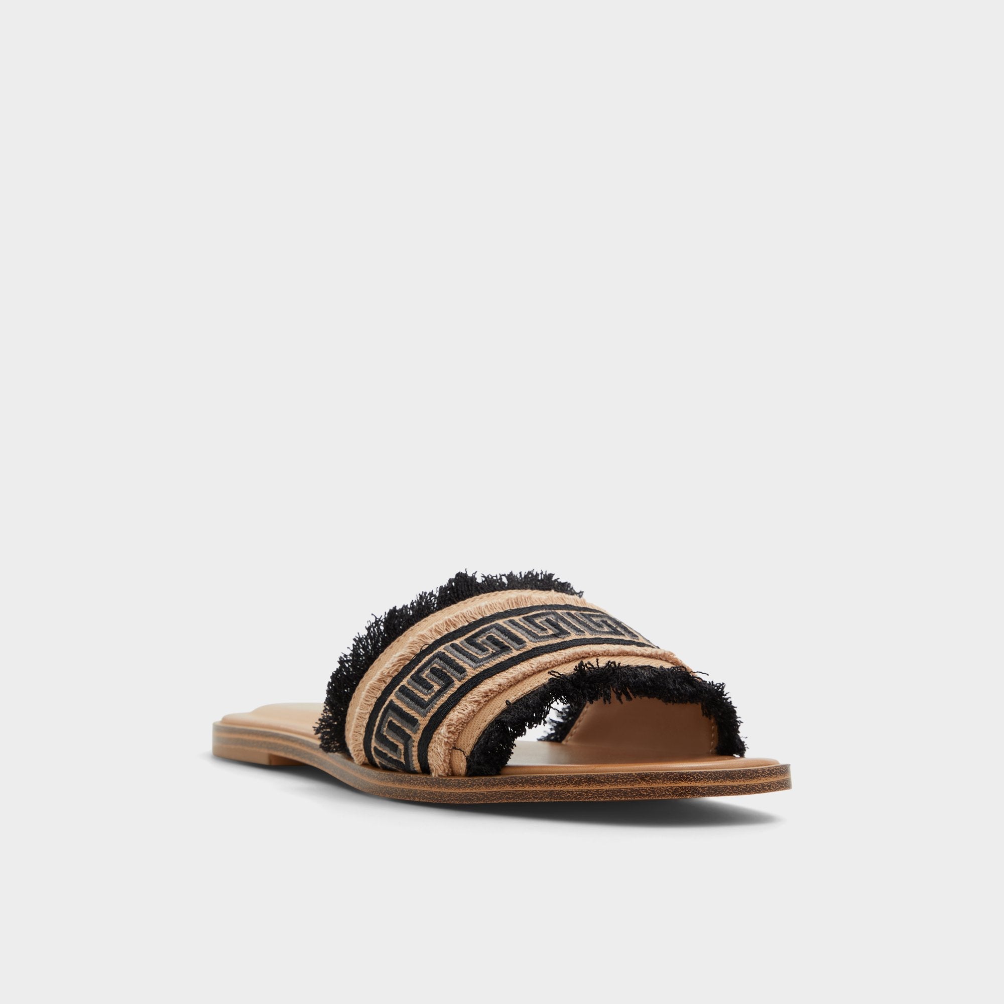 Aldo Nalani Open Black Women's Flats - Slide sandal