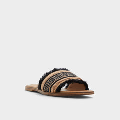 Aldo Nalani Open Black Women's Flats - Slide sandal