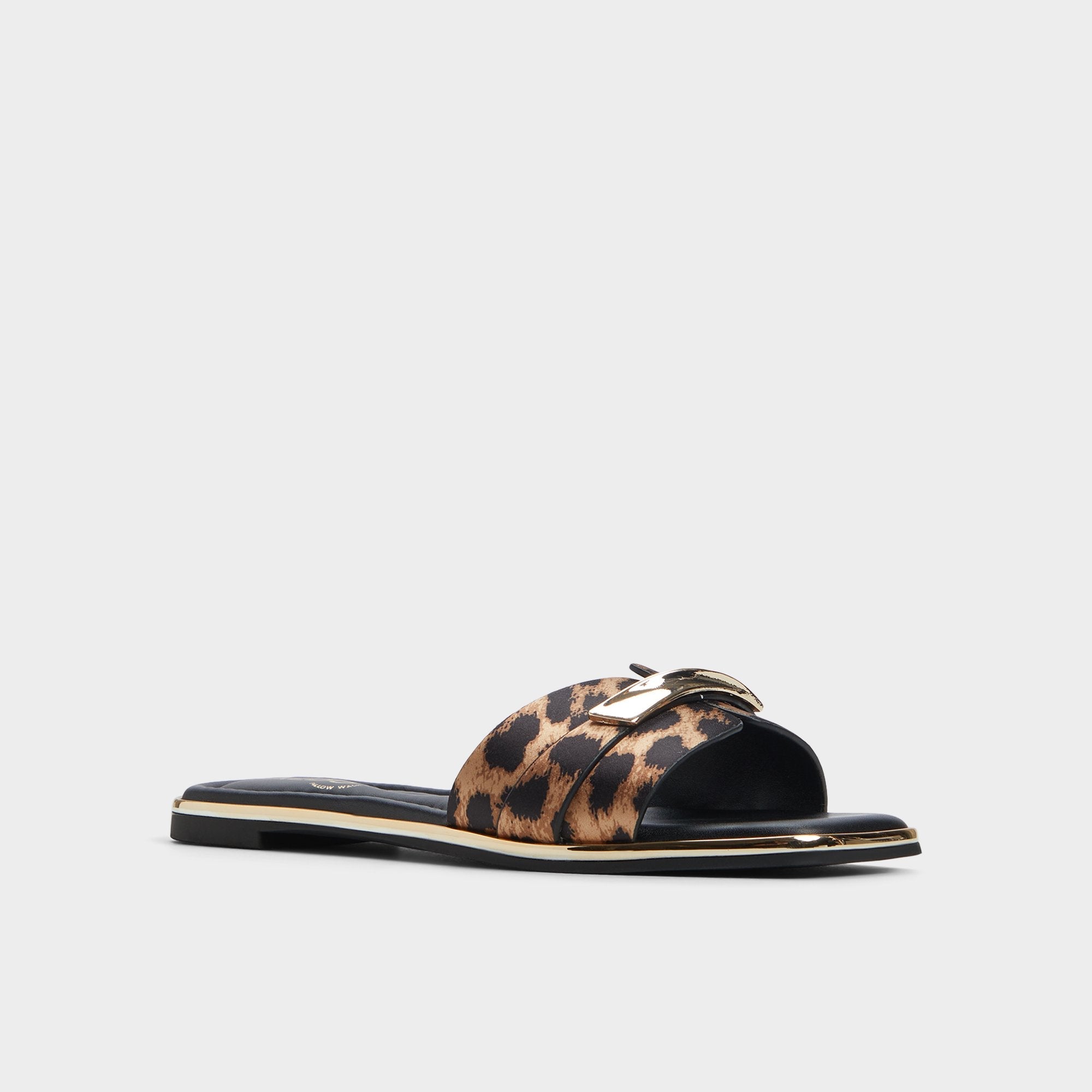 Aldo Darlina Brown Multi Women's Flats - Slide sandal