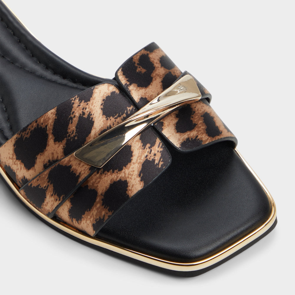 Aldo Darlina Brown Multi Women's Flats - Slide sandal