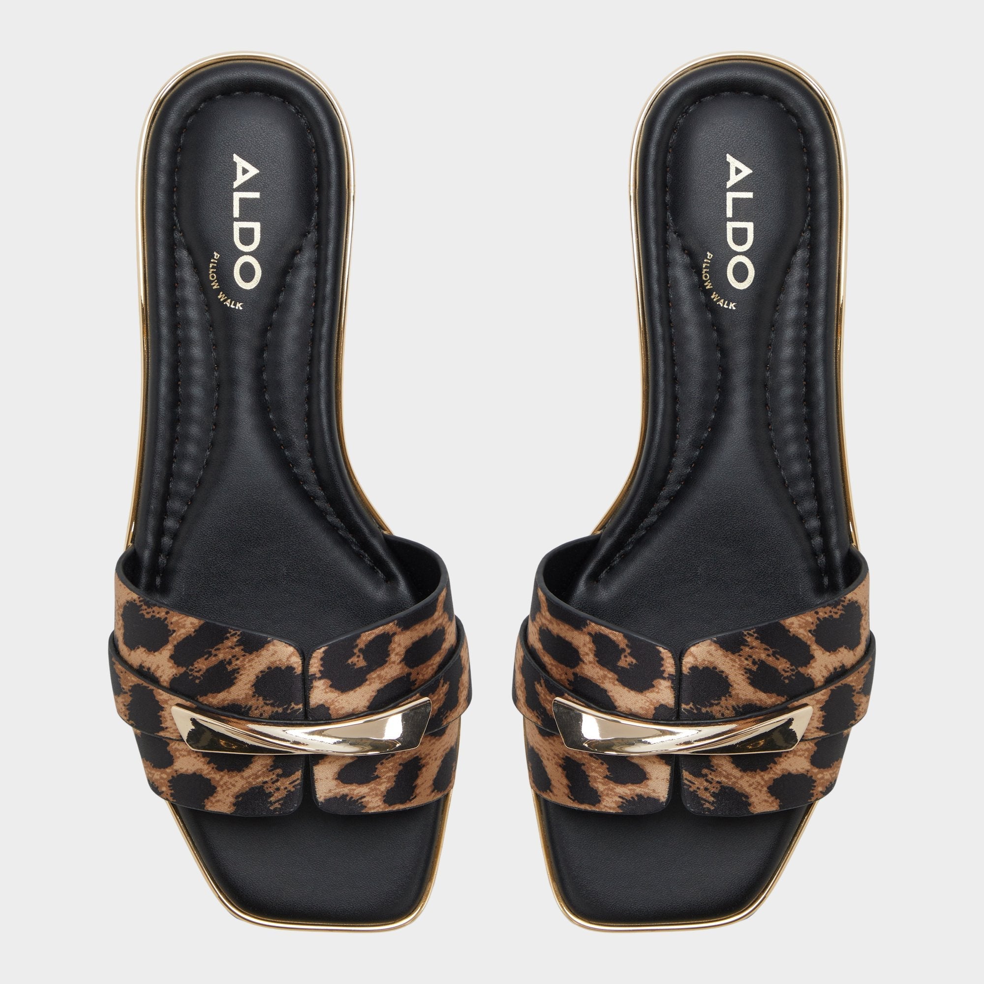Aldo Darlina Brown Multi Women's Flats - Slide sandal