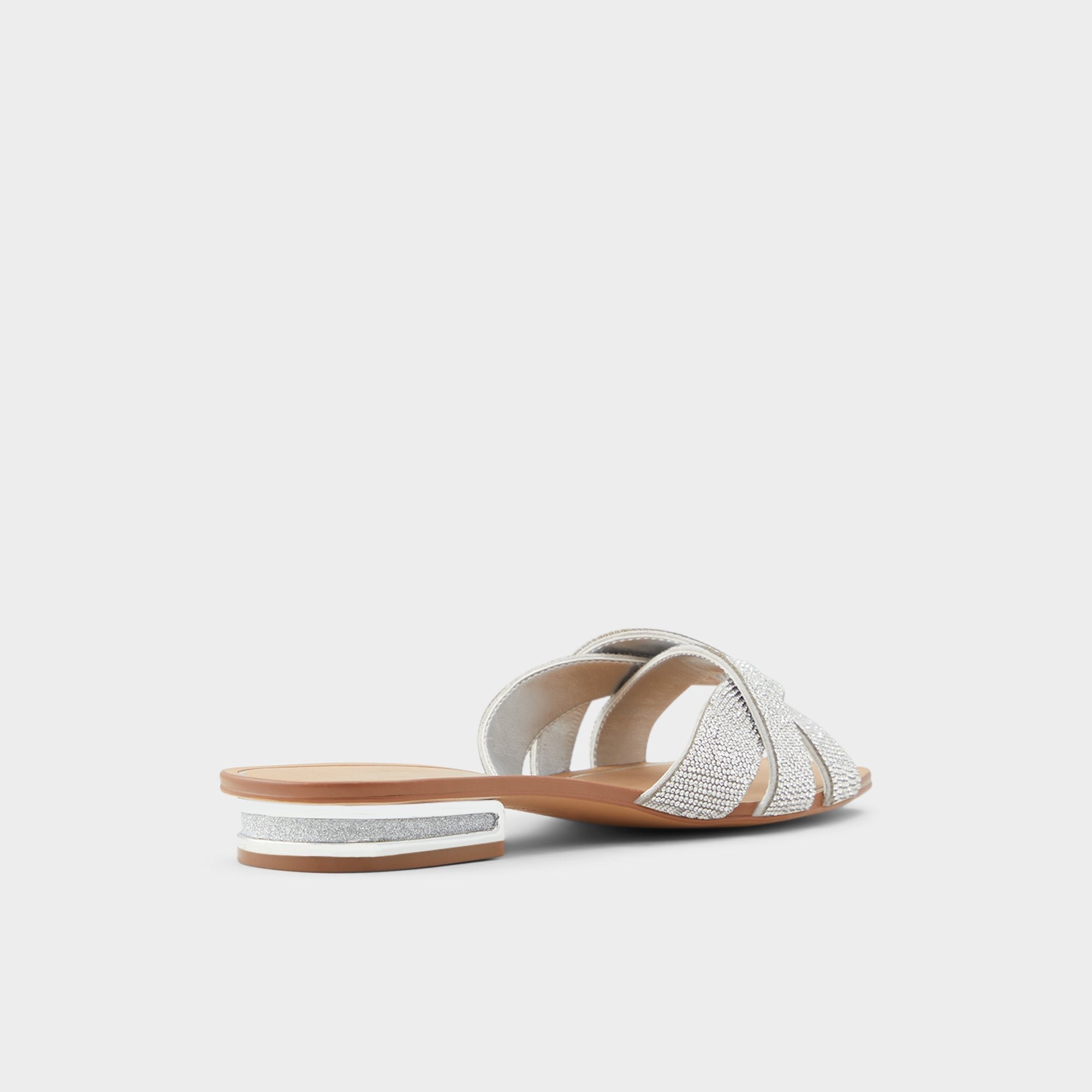 Aldo Coredith Silver Women's Flats - Slide sandal