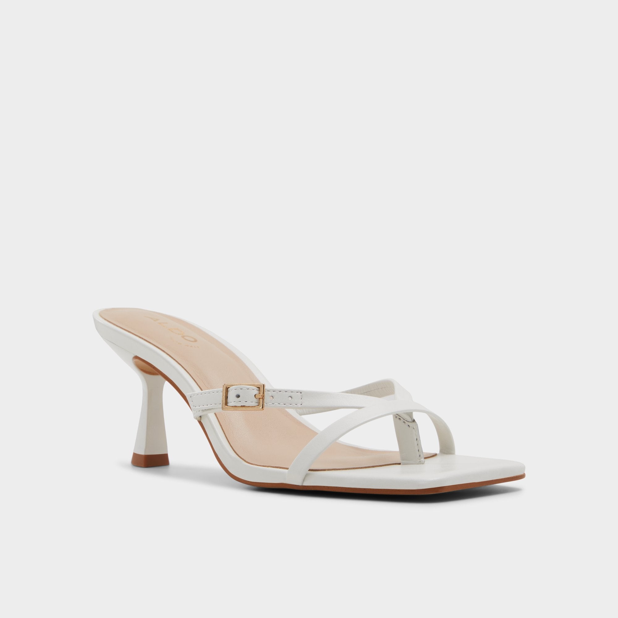 Aldo Gannever White/Bone Women's Heeled sandals -