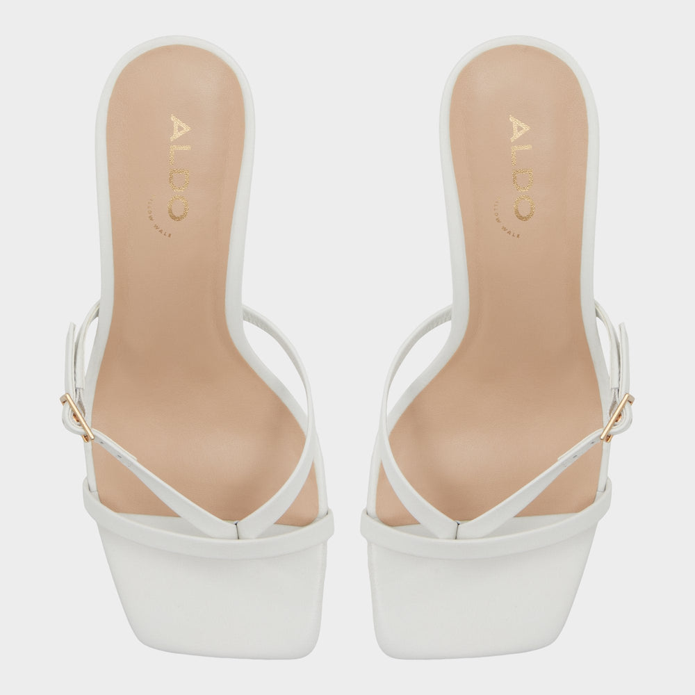 Aldo Gannever White/Bone Women's Heeled sandals -