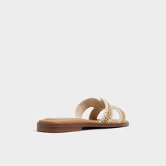 Aldo Itsandal Beige Women's Flats - Slide sandal