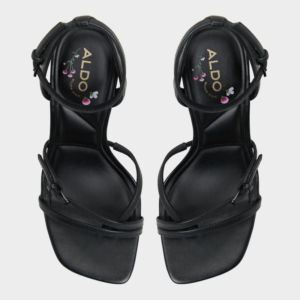 Aldo Conney Black Women's Heeled sandals - Strappy heeled sandal, Stiletto heel