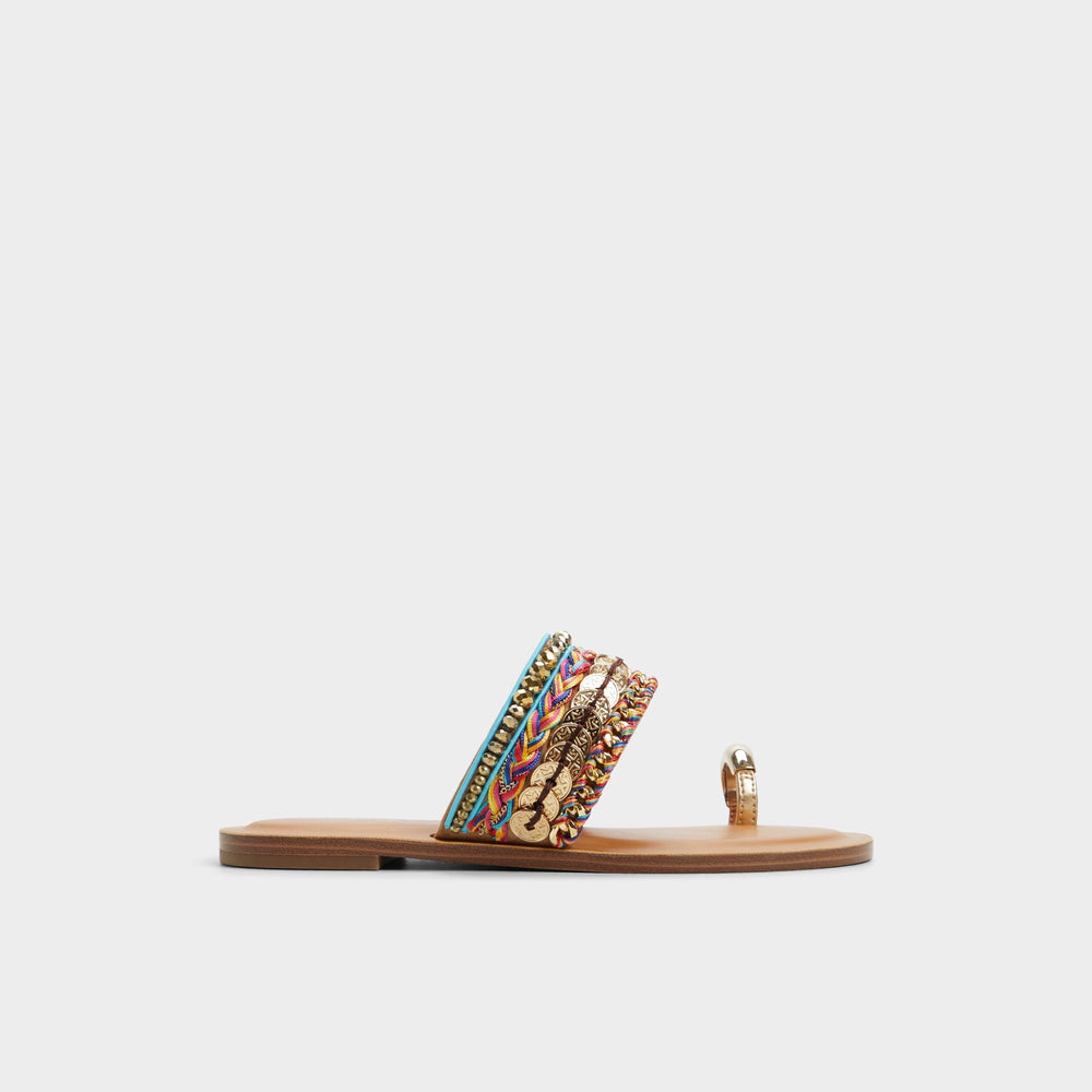 Aldo Beachwalk Multicolor Women's Flats - Slide sandal