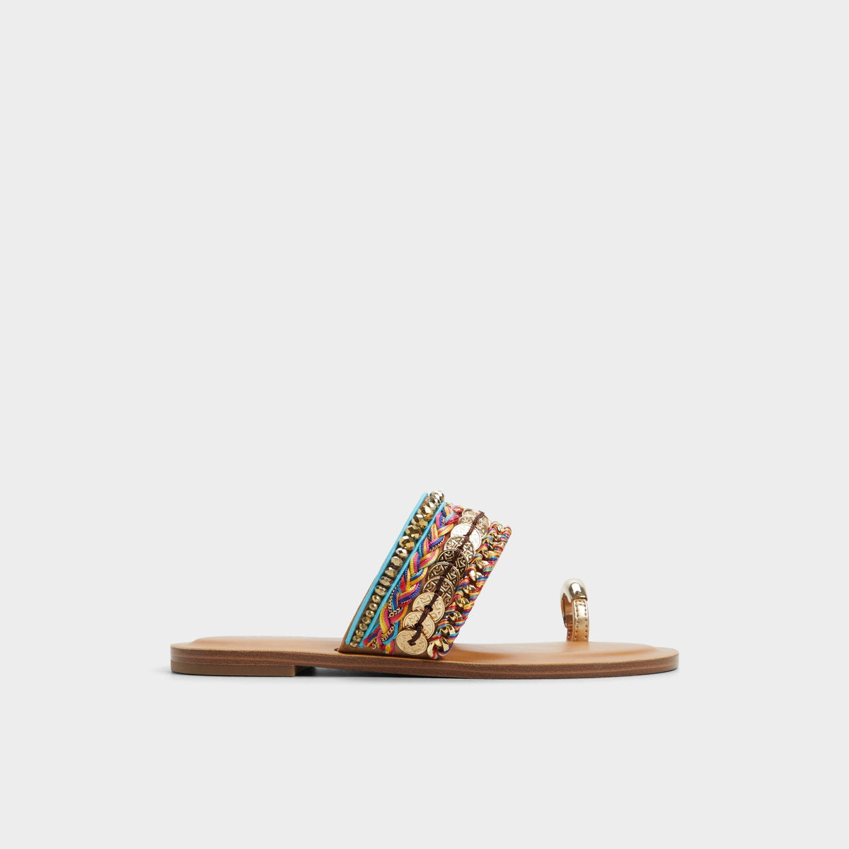 Aldo Beachwalk Multicolor Women's Flats - Slide sandal