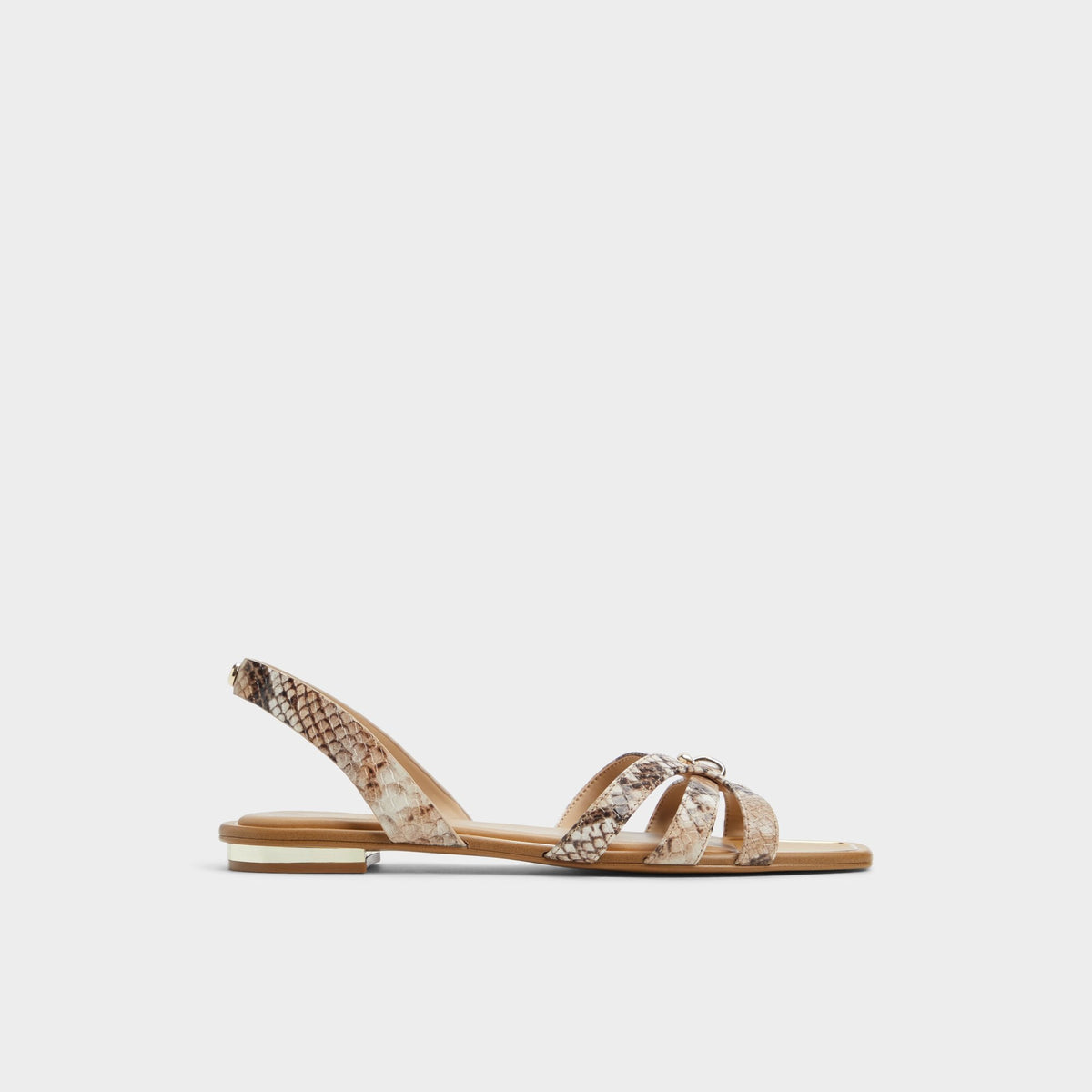 Aldo Marassita Brown Multi Women's Slingbacks - Flat sandal