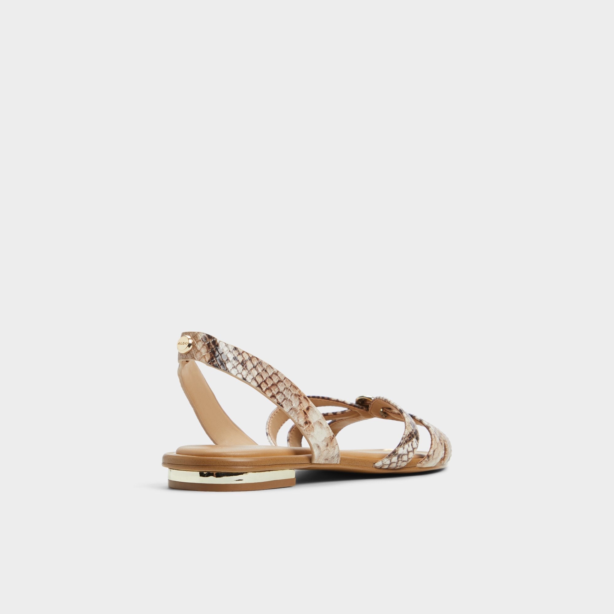 Aldo Marassita Brown Multi Women's Slingbacks - Flat sandal
