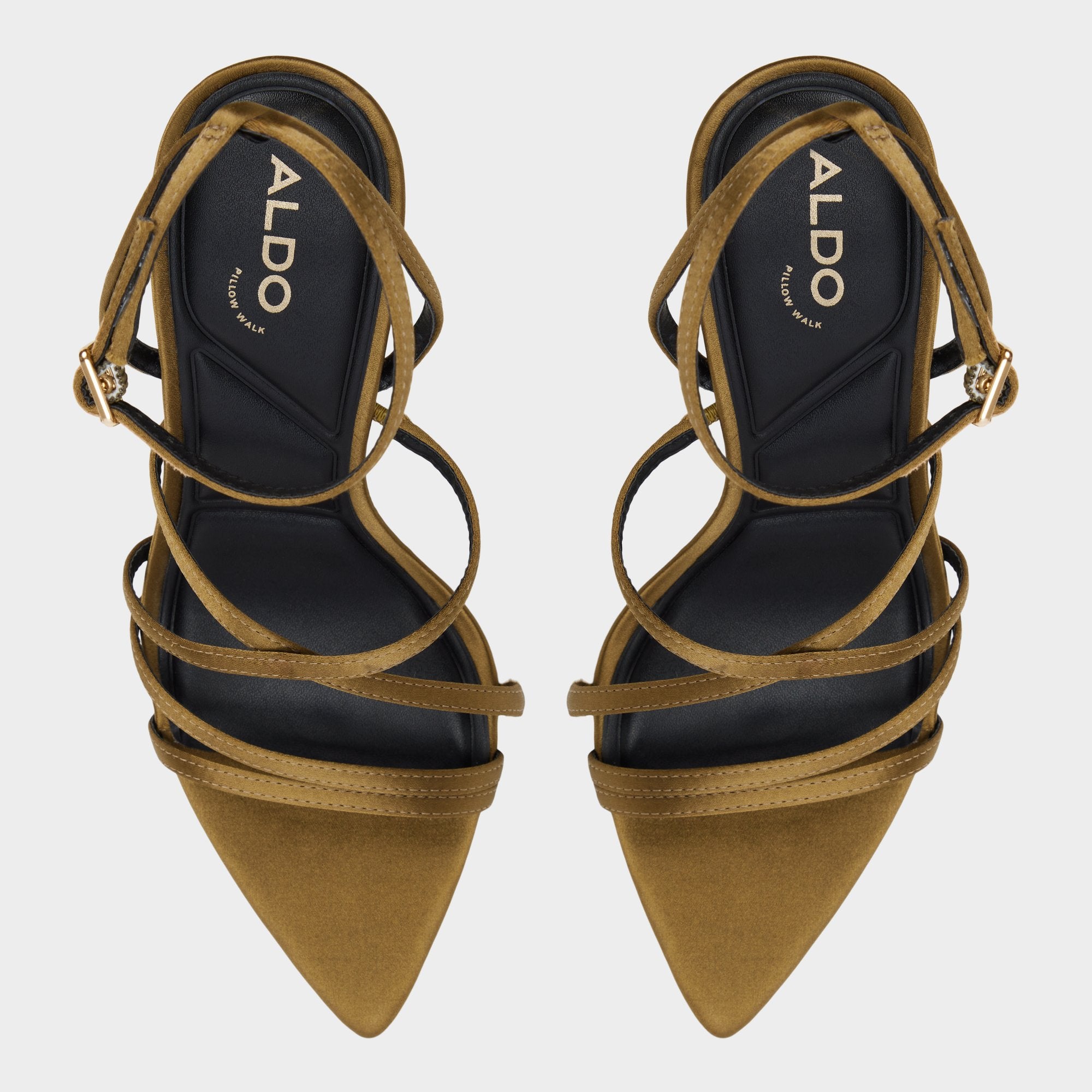 Aldo Solania Other Green Women's Strappy sandals - Strappy heeled sandal, Stiletto heel