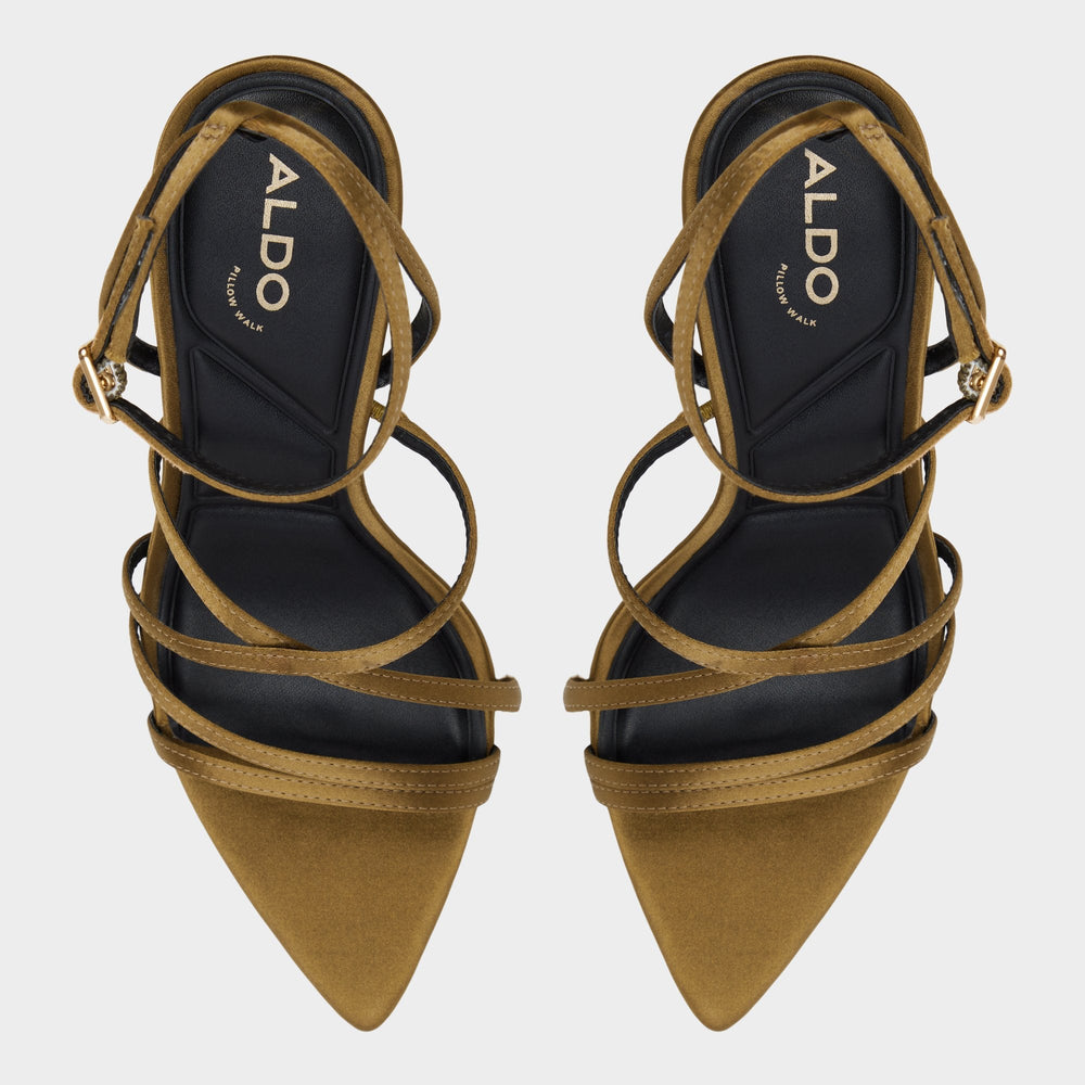 Aldo Solania Other Green Women's Strappy sandals - Strappy heeled sandal, Stiletto heel