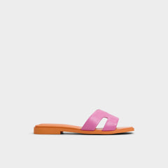 Aldo Itsandal Bright Pink Women's Flats - Slide sandal