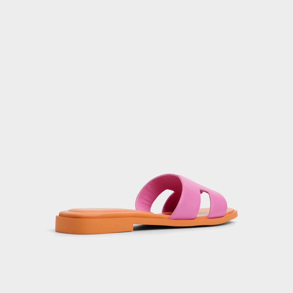 Aldo Itsandal Bright Pink Women's Flats - Slide sandal
