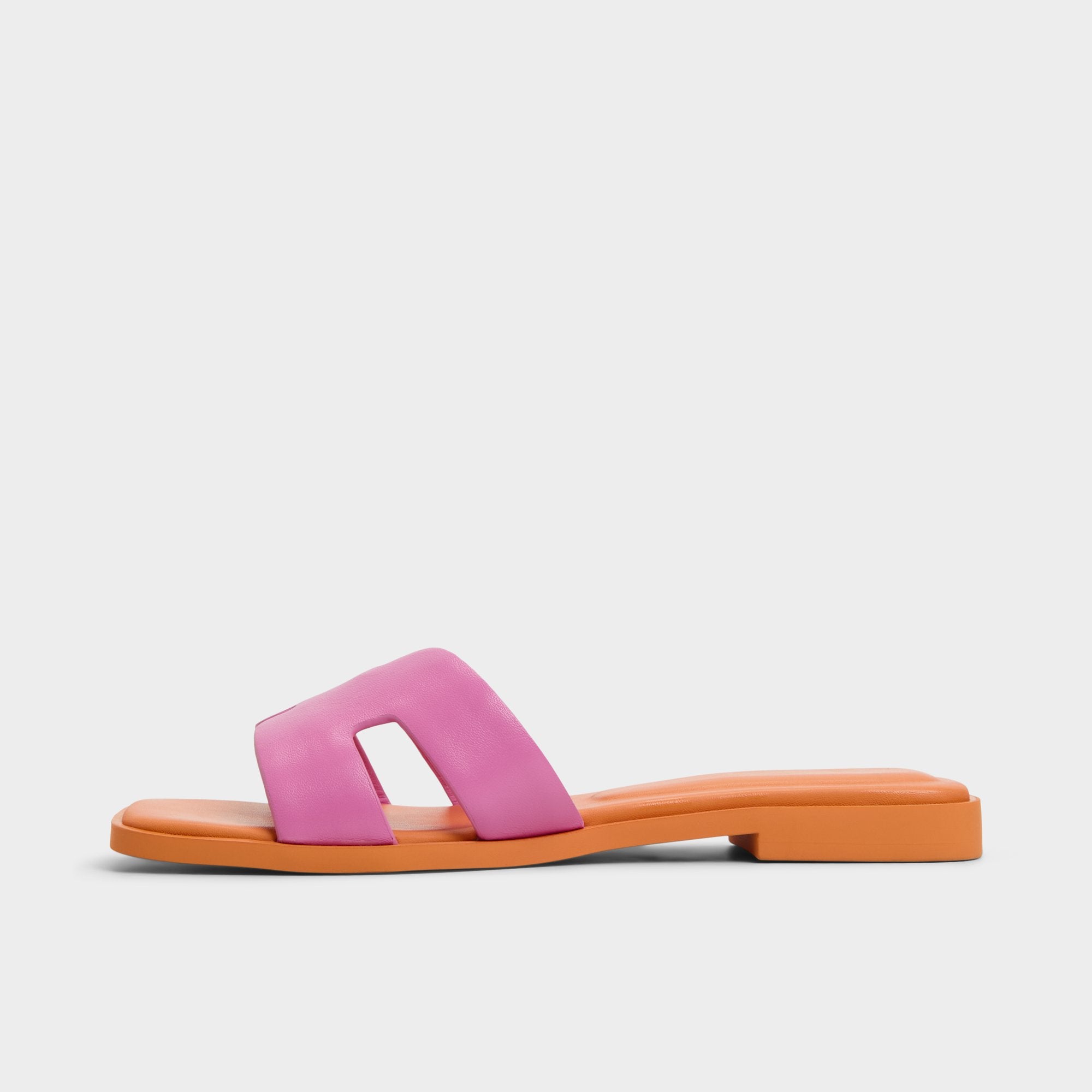 Aldo Itsandal Bright Pink Women's Flats - Slide sandal