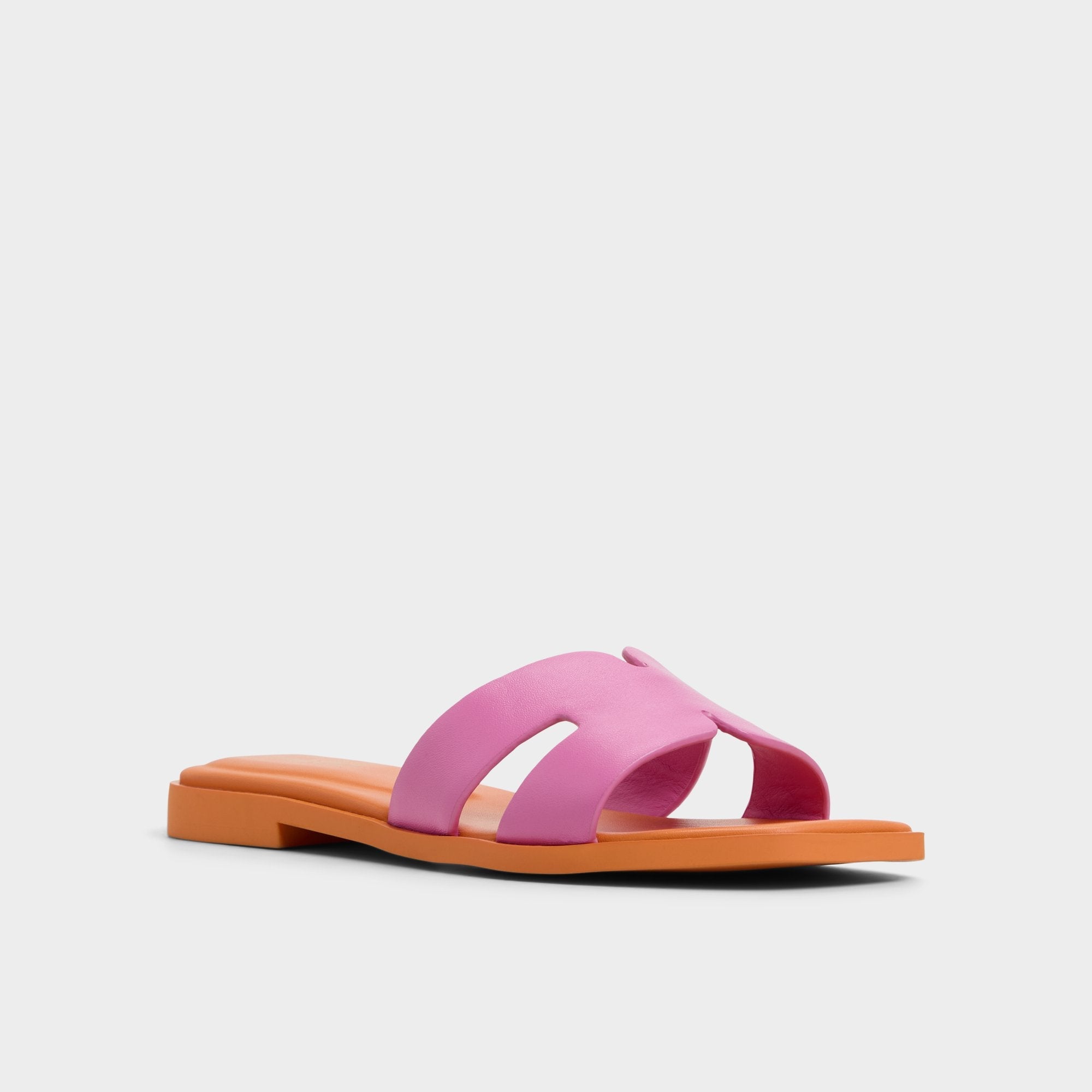 Aldo Itsandal Bright Pink Women's Flats - Slide sandal
