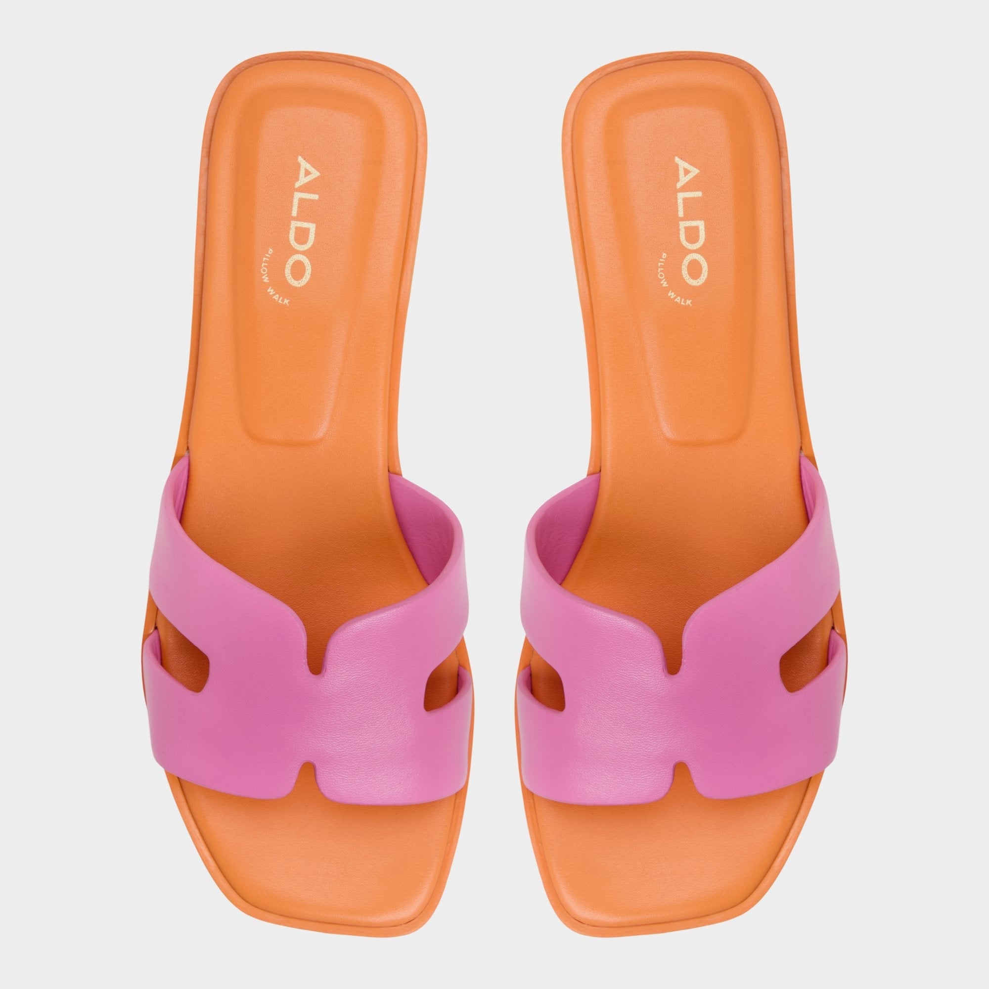 Aldo Itsandal Bright Pink Women's Flats - Slide sandal