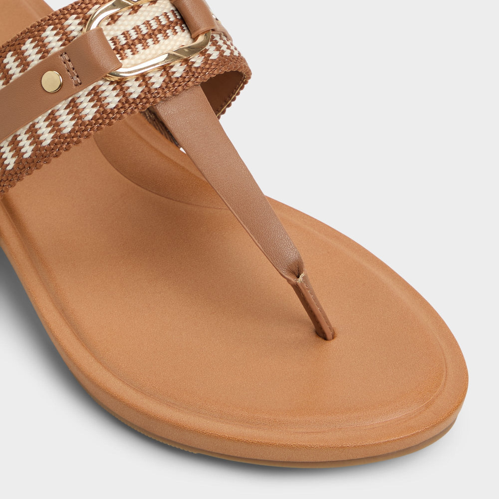 Aldo Taylen Medium Brown Women's Festival shoes accessories - T-strap sandal