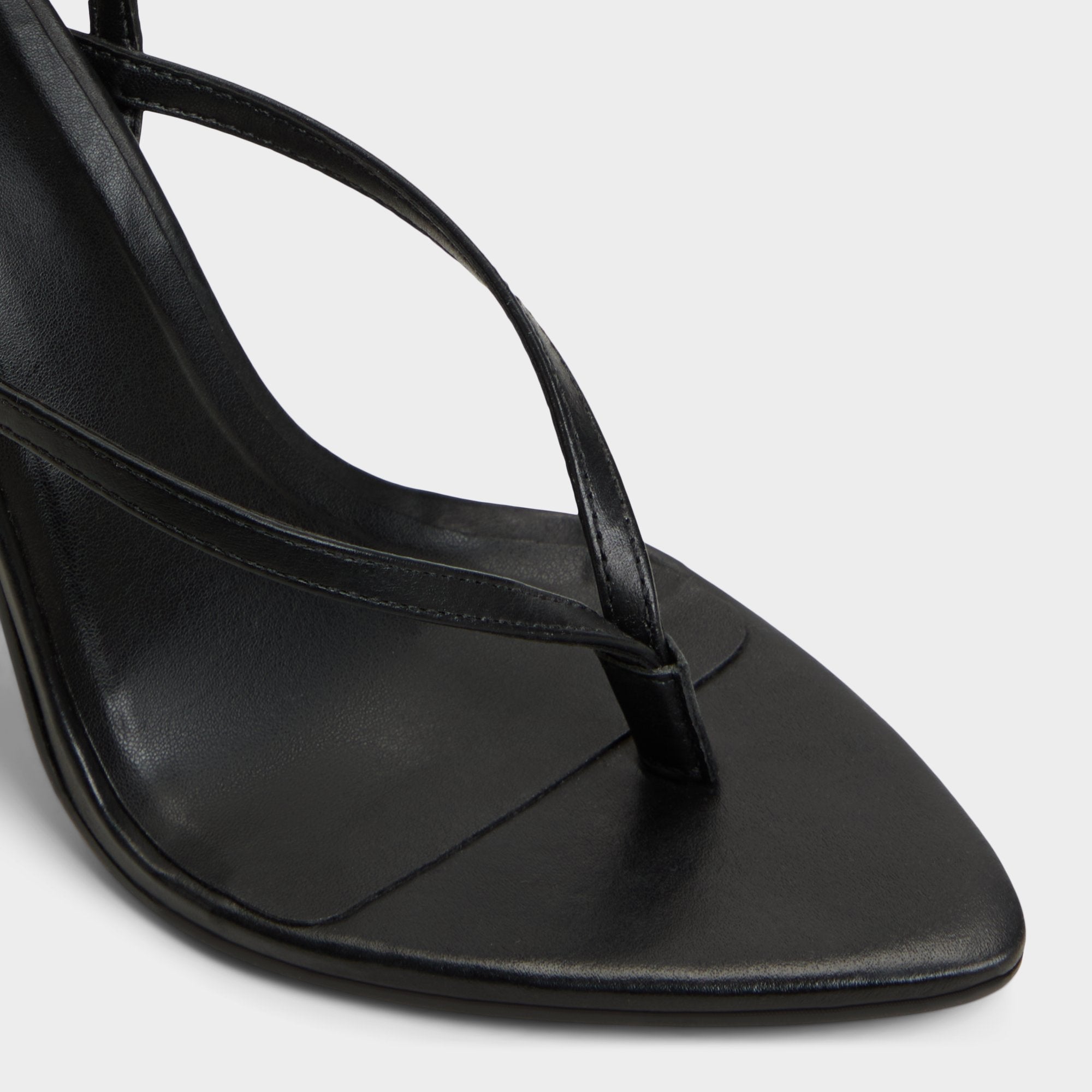 Aldo Abyfindley Black Women's Strappy sandals - Heeled flip flop, Stiletto heel