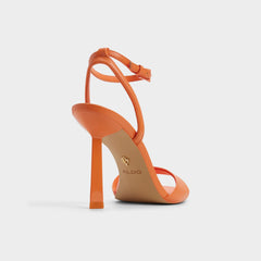 Aldo Illustrious Medium Orange Women's Strappy Heels - Strappy heeled sandal, Stiletto heel