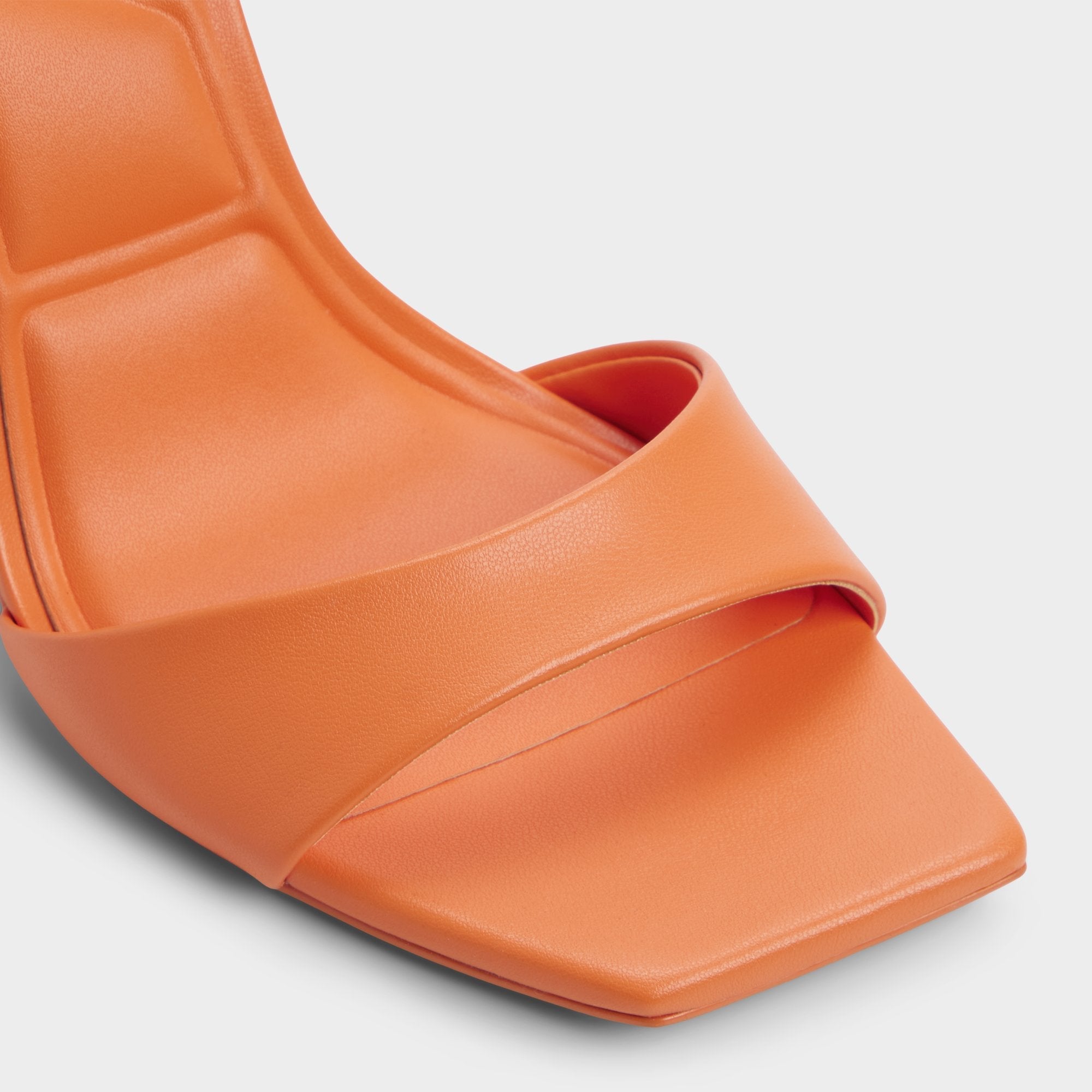 Aldo Illustrious Medium Orange Women's Strappy Heels - Strappy heeled sandal, Stiletto heel