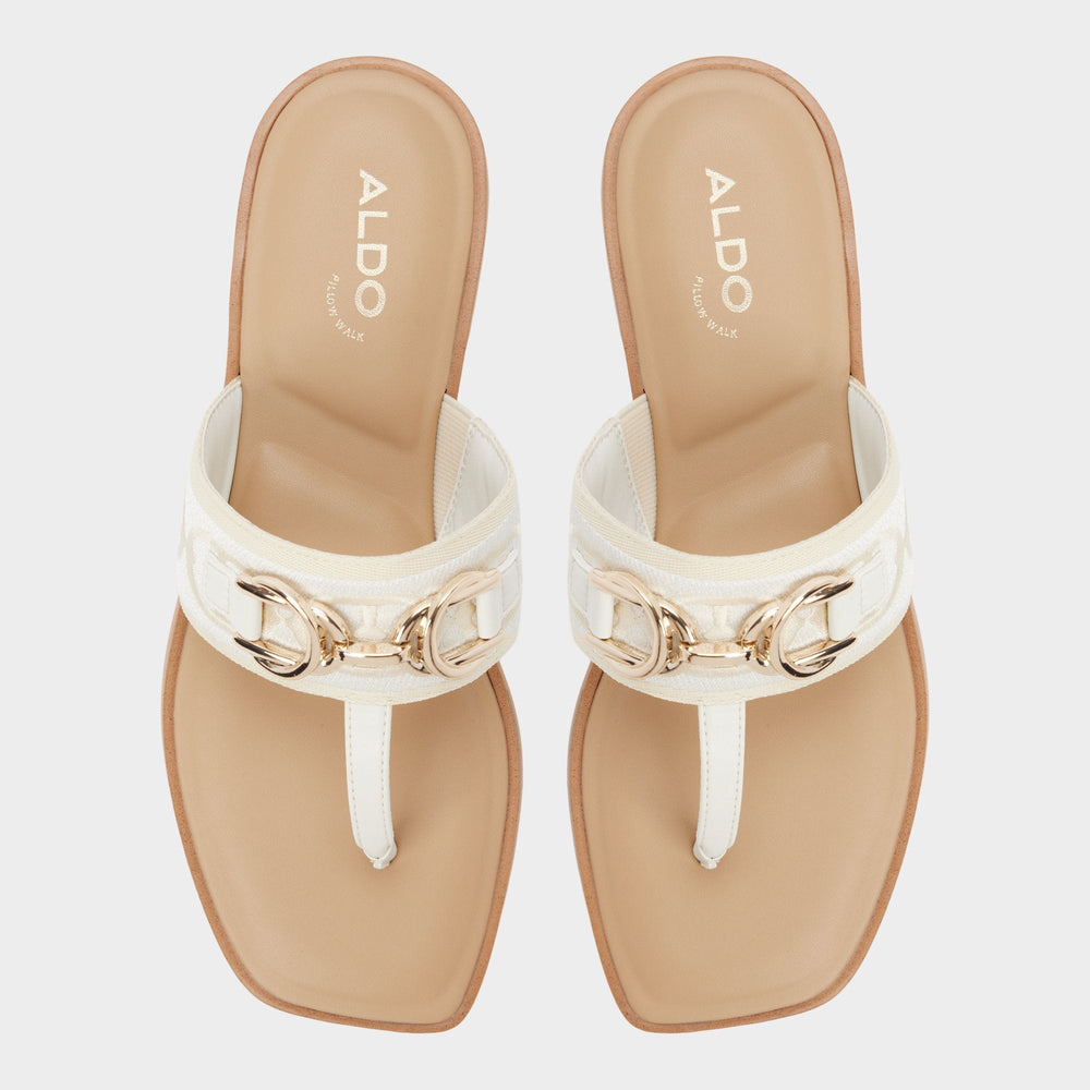Aldo Coralynna in White Bone 14053516 - T-strap sandal