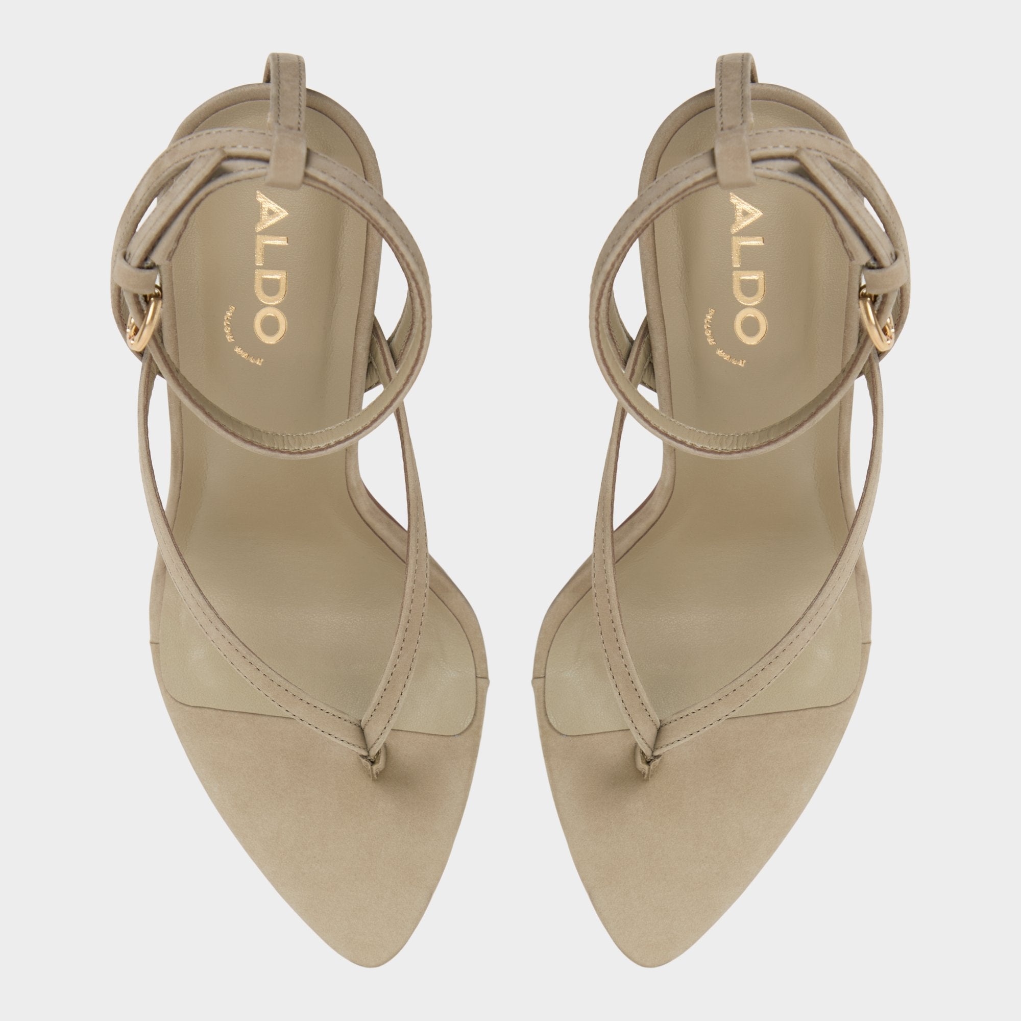 Aldo Abyfindley Other Green Women's Strappy sandals - Heeled flip flop, Stiletto heel