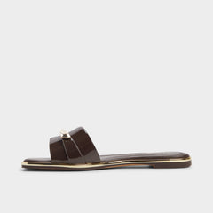 Aldo Darlina Medium Brown Women's Flats - Slide sandal