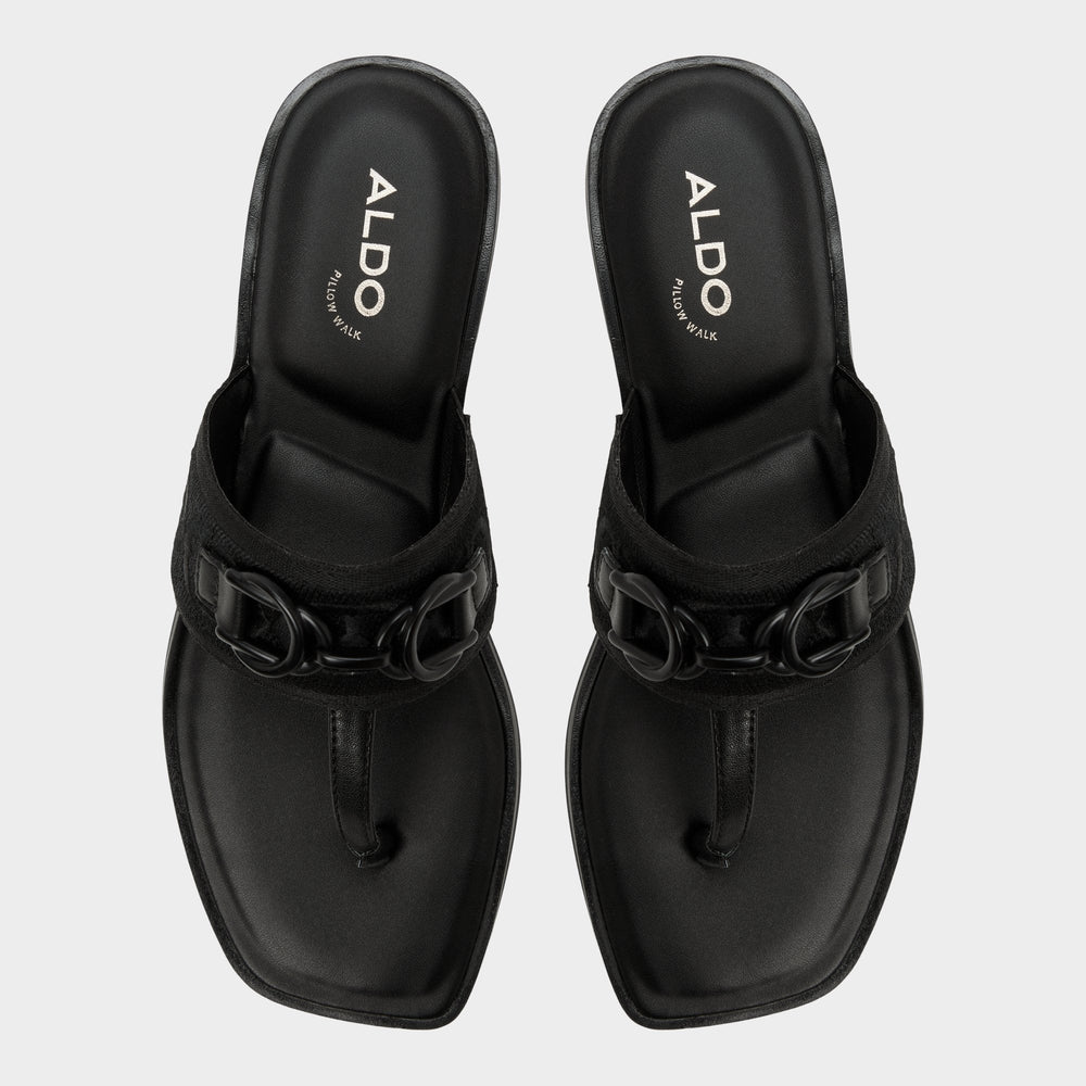 Aldo Coralynna in Black - T-strap sandal