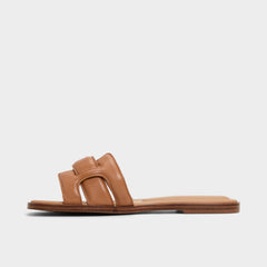 Aldo Eleny Medium Brown Women's Flats - Slide sandal