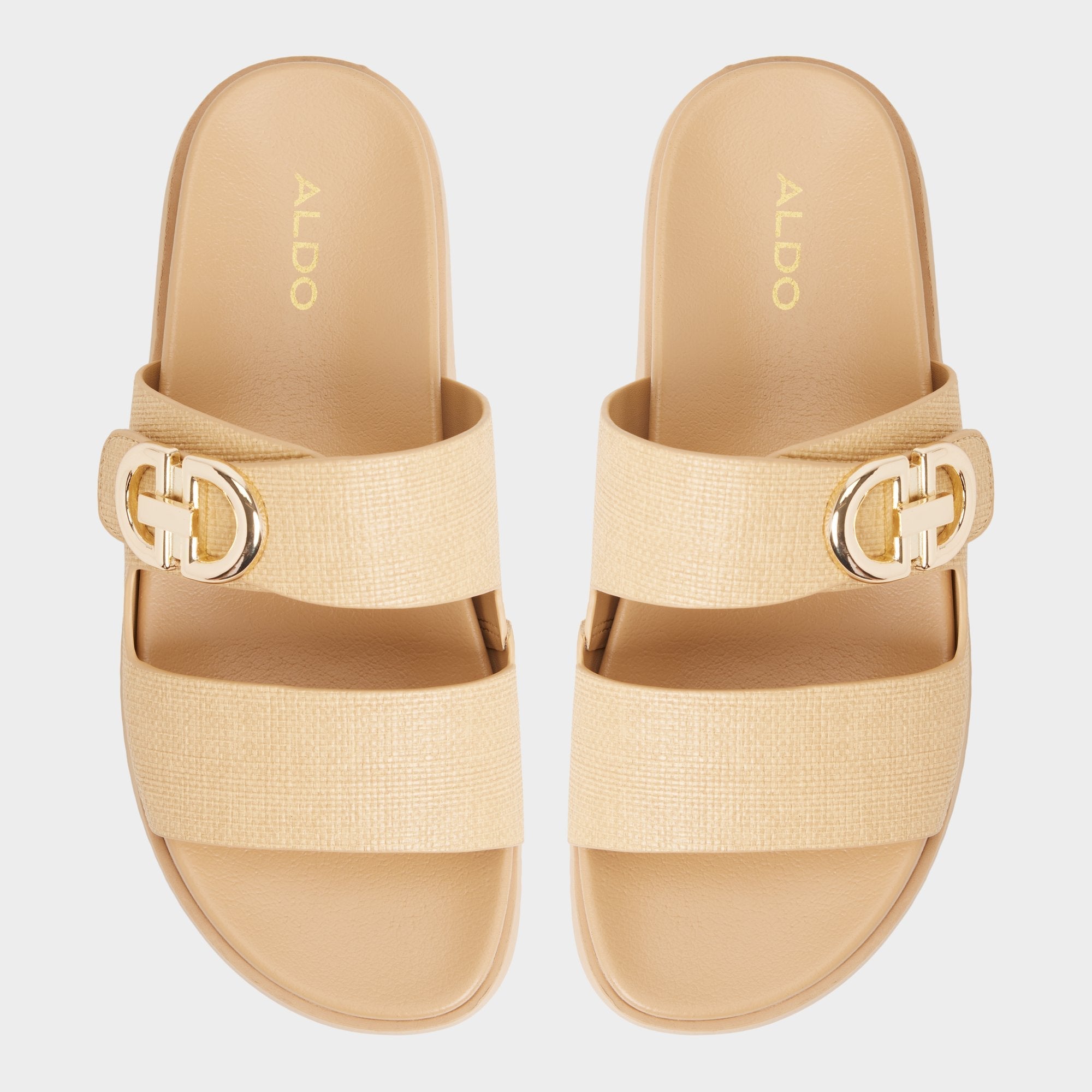 Aldo Daisymae Natural Women's Footbed sandals -