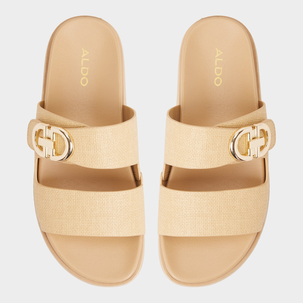 Aldo Daisymae Natural Women's Footbed sandals -