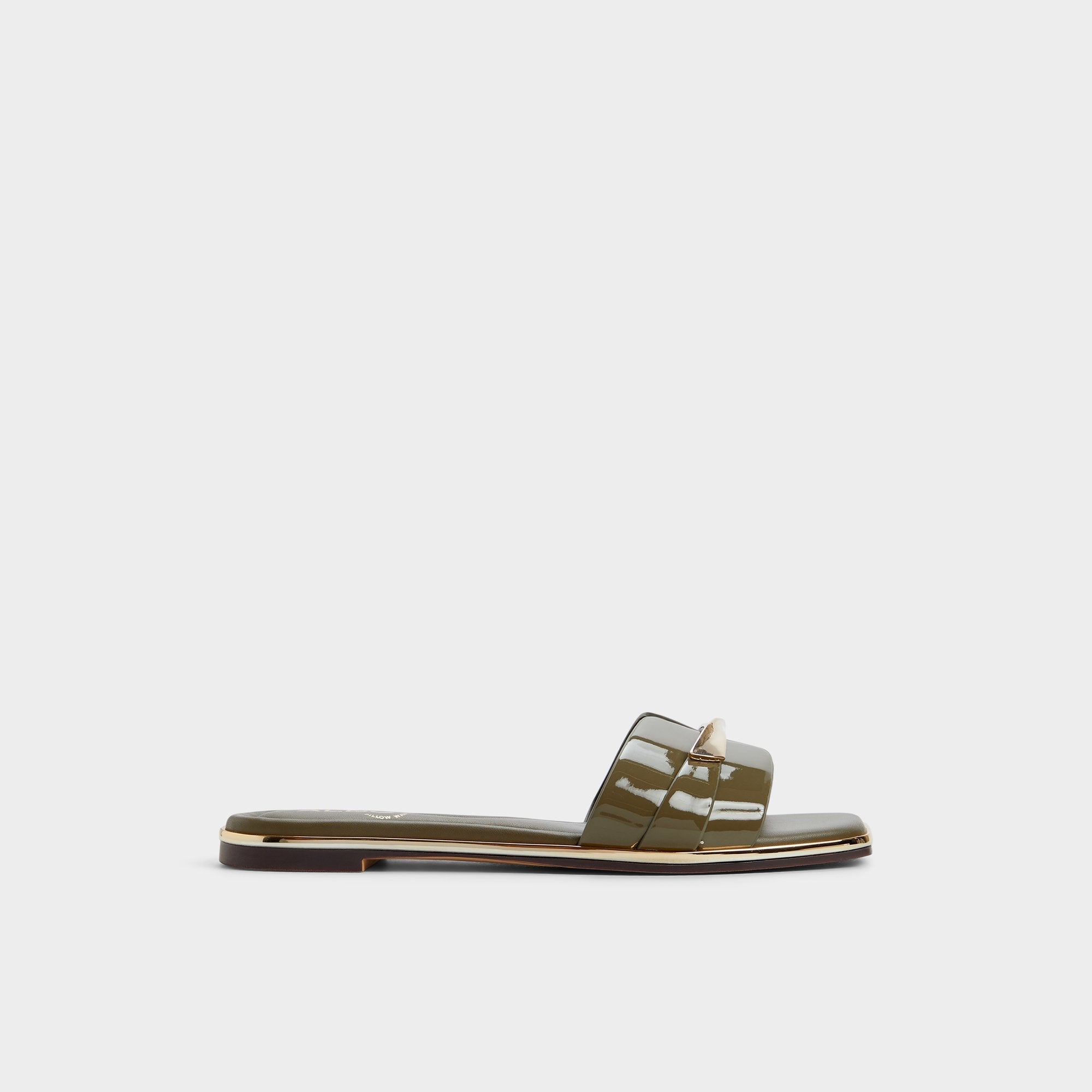 Aldo Darlina Other Green Women's Flats - Slide sandal