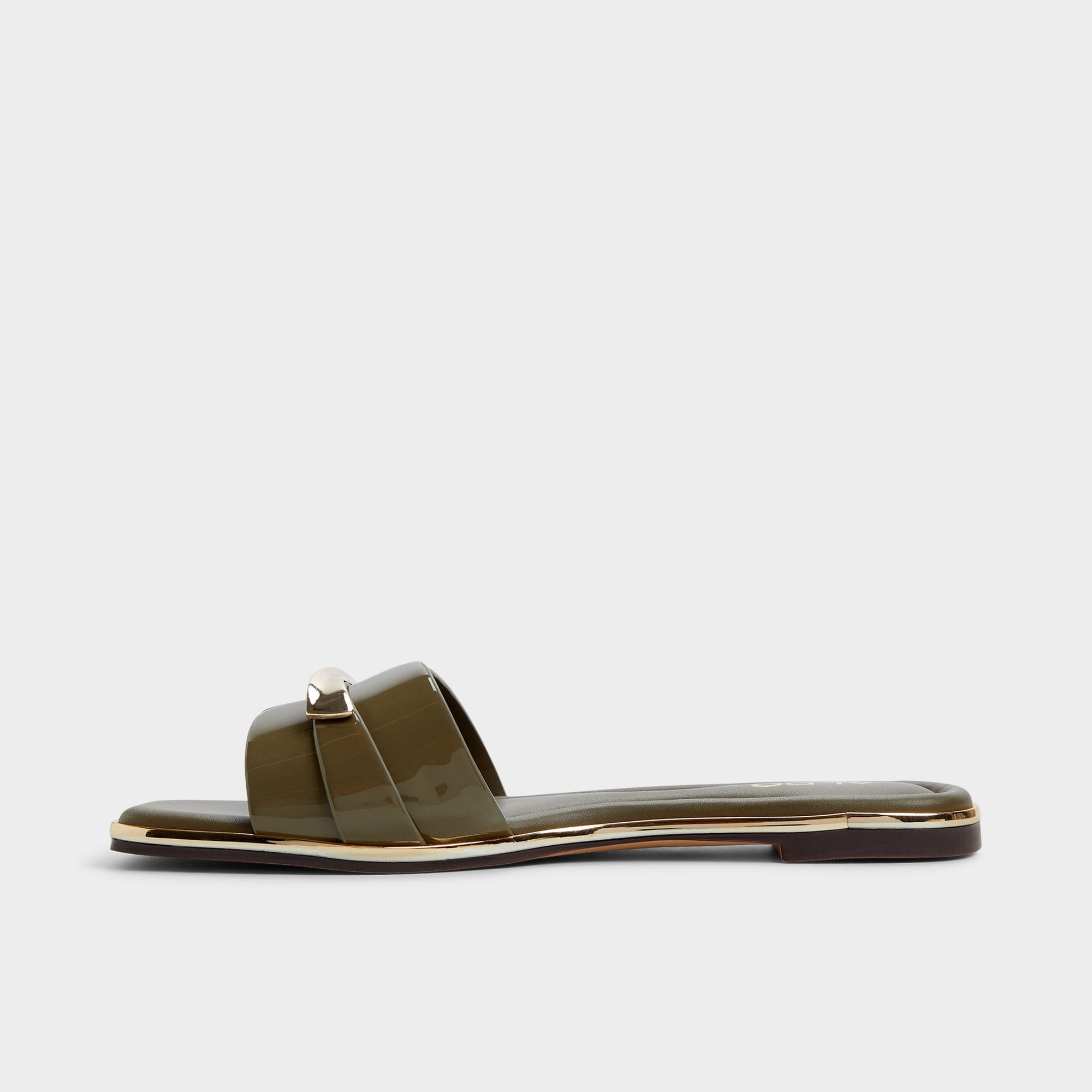 Aldo Darlina Other Green Women's Flats - Slide sandal