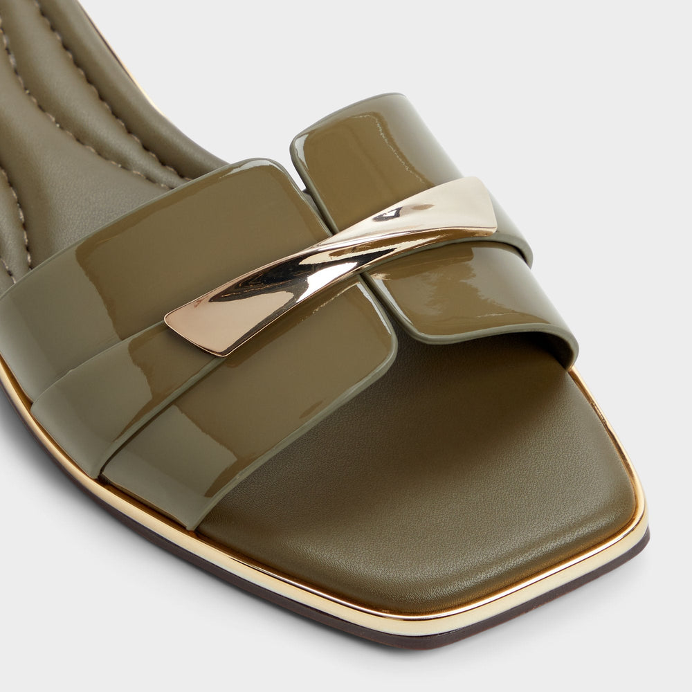 Aldo Darlina Other Green Women's Flats - Slide sandal