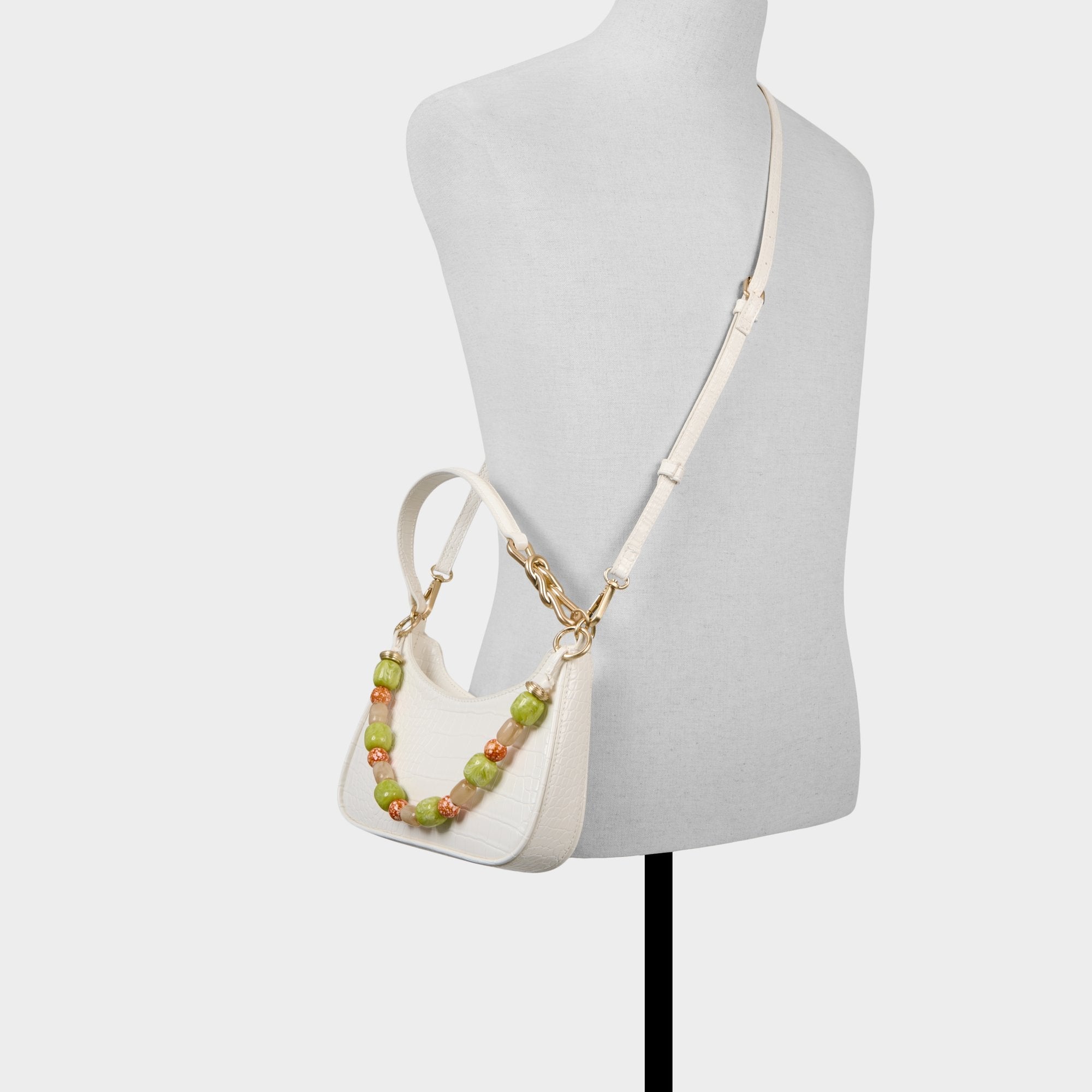 Aldo Whitegemm in Other White - Shoulder bag