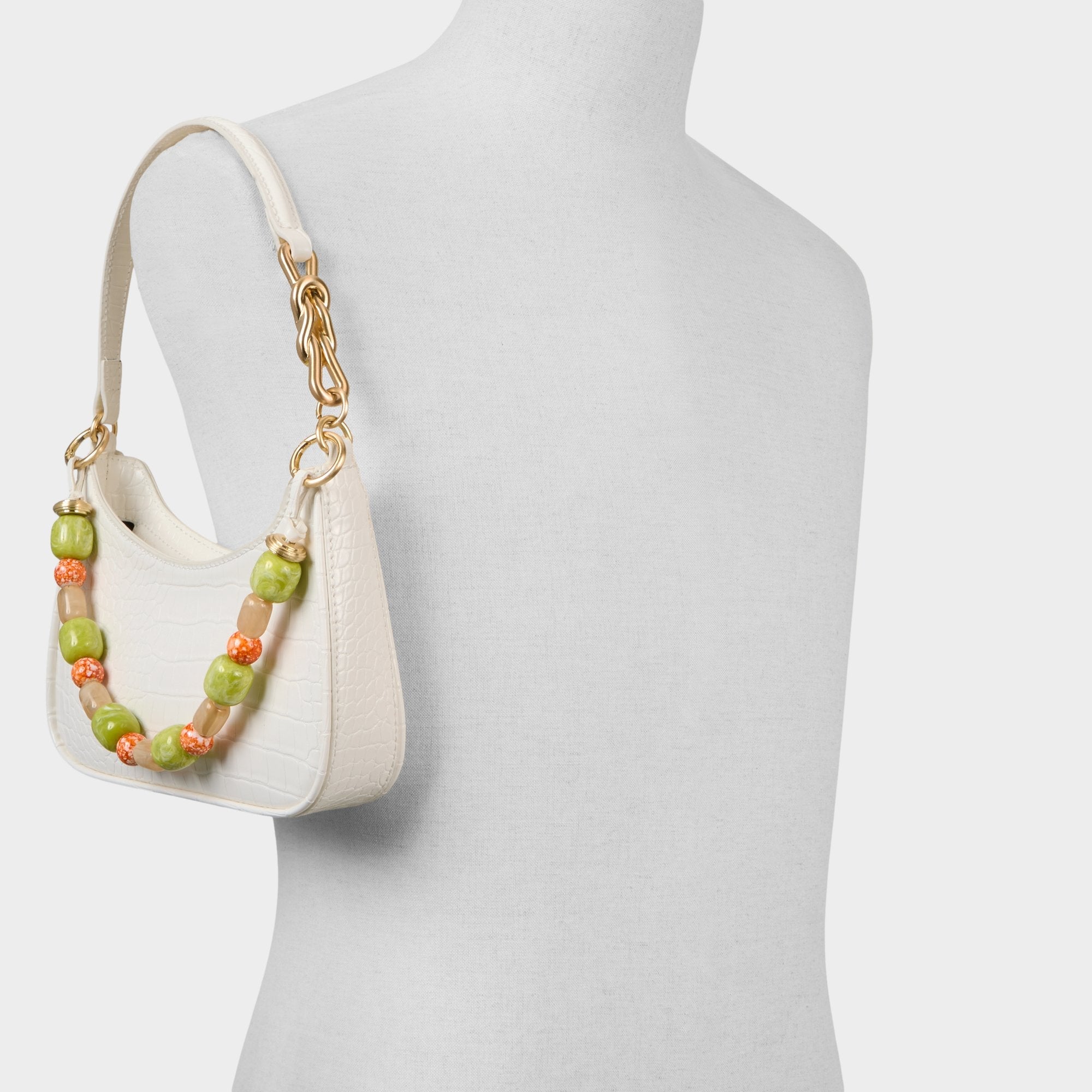 Aldo Whitegemm in Other White - Shoulder bag