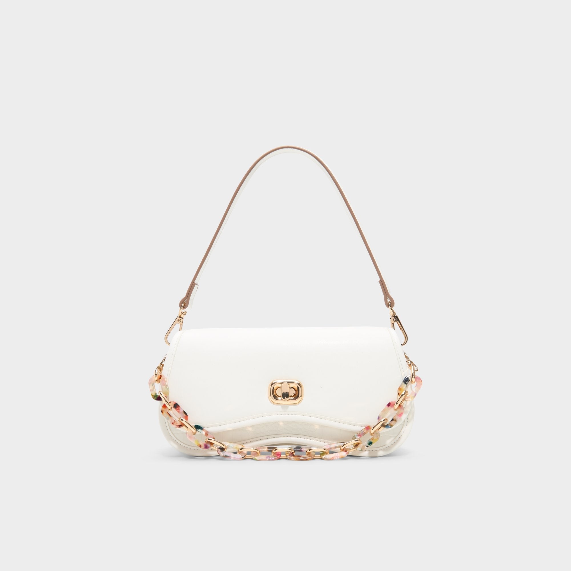 Aldo Clappertonnx in White - Shoulder bag