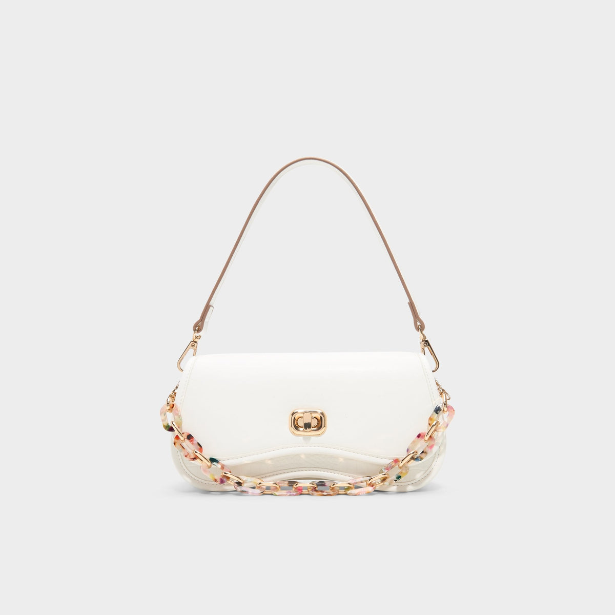 Aldo Clappertonnx in White - Shoulder bag