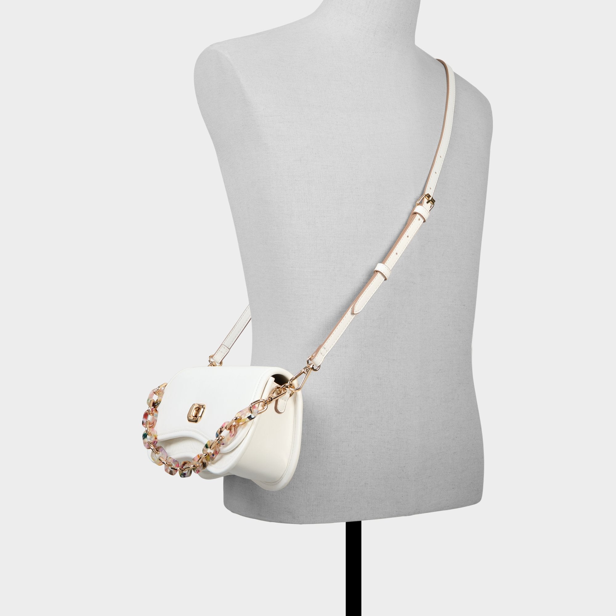 Aldo Clappertonnx in White - Shoulder bag