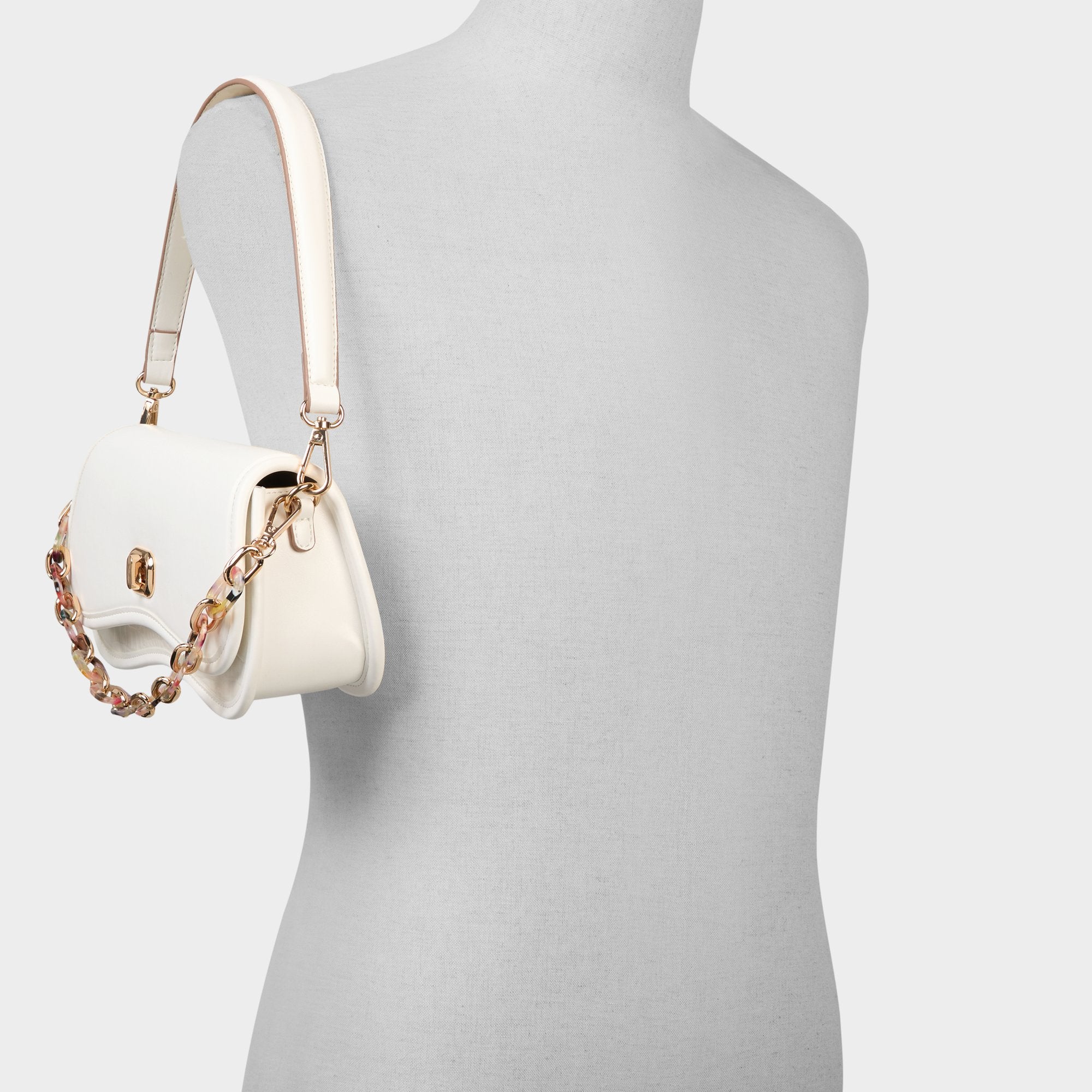 Aldo Clappertonnx in White - Shoulder bag